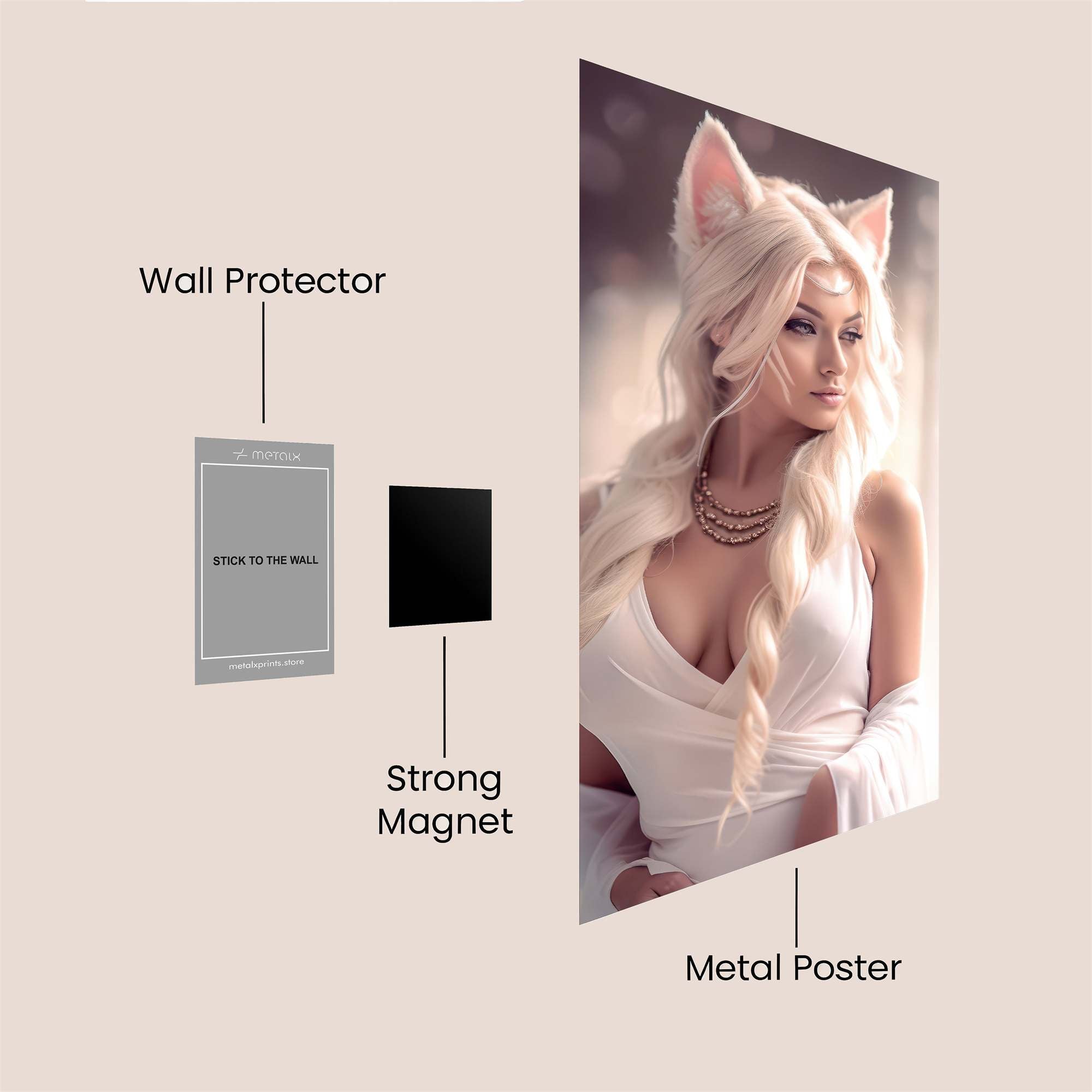 FelineGrace Safe Wall Magnetic / M