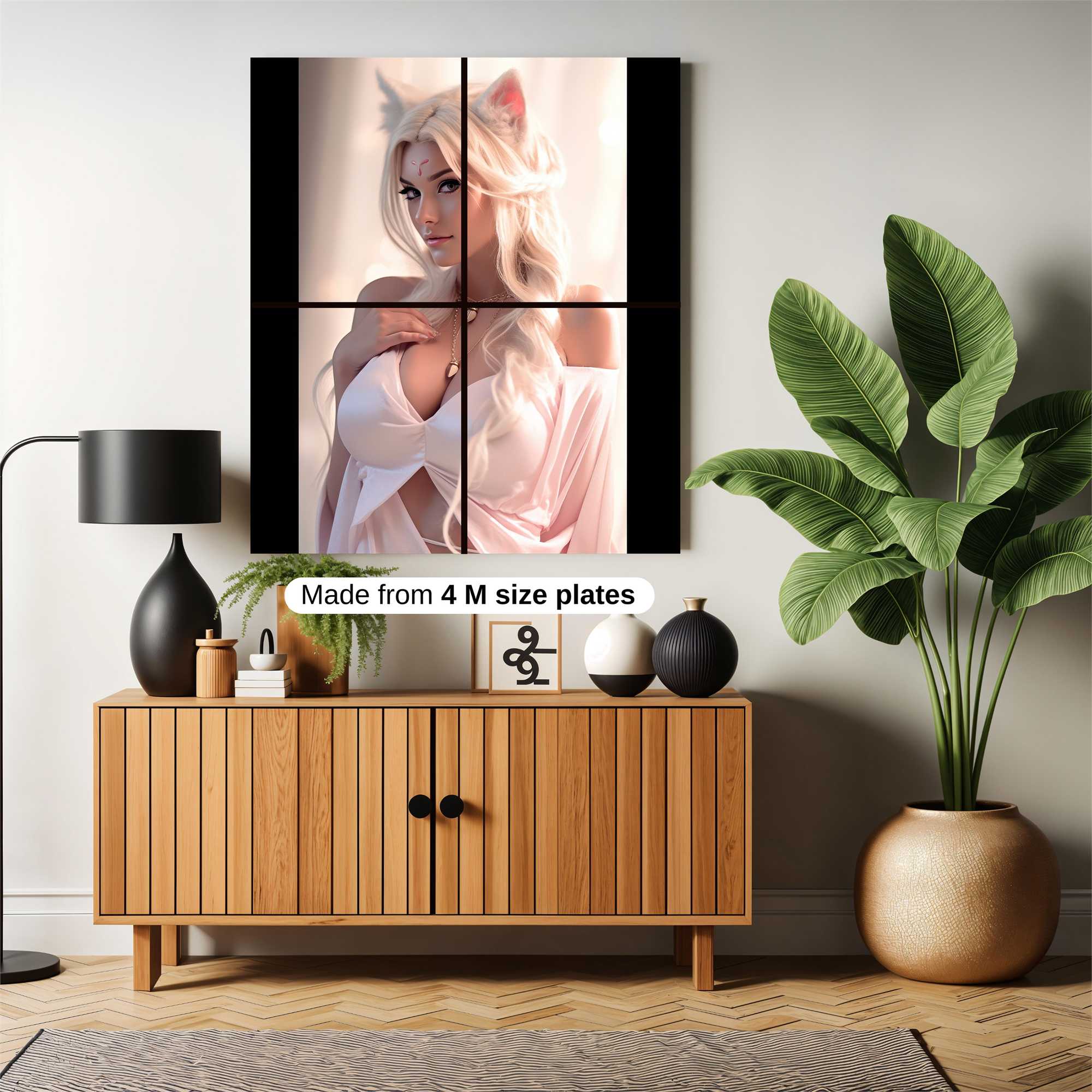 Feline Enchantment Safe Wall Magnetic / M