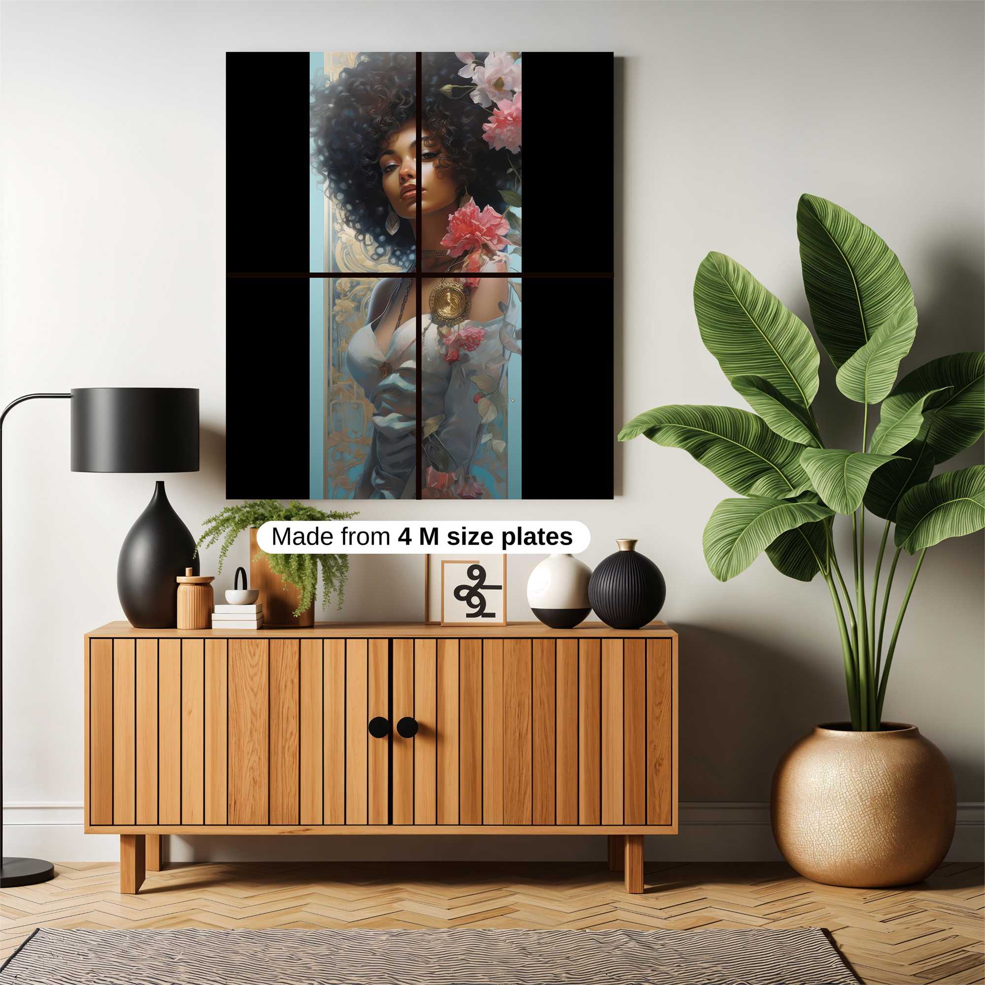 Floral Elegance Safe Wall Magnetic / M