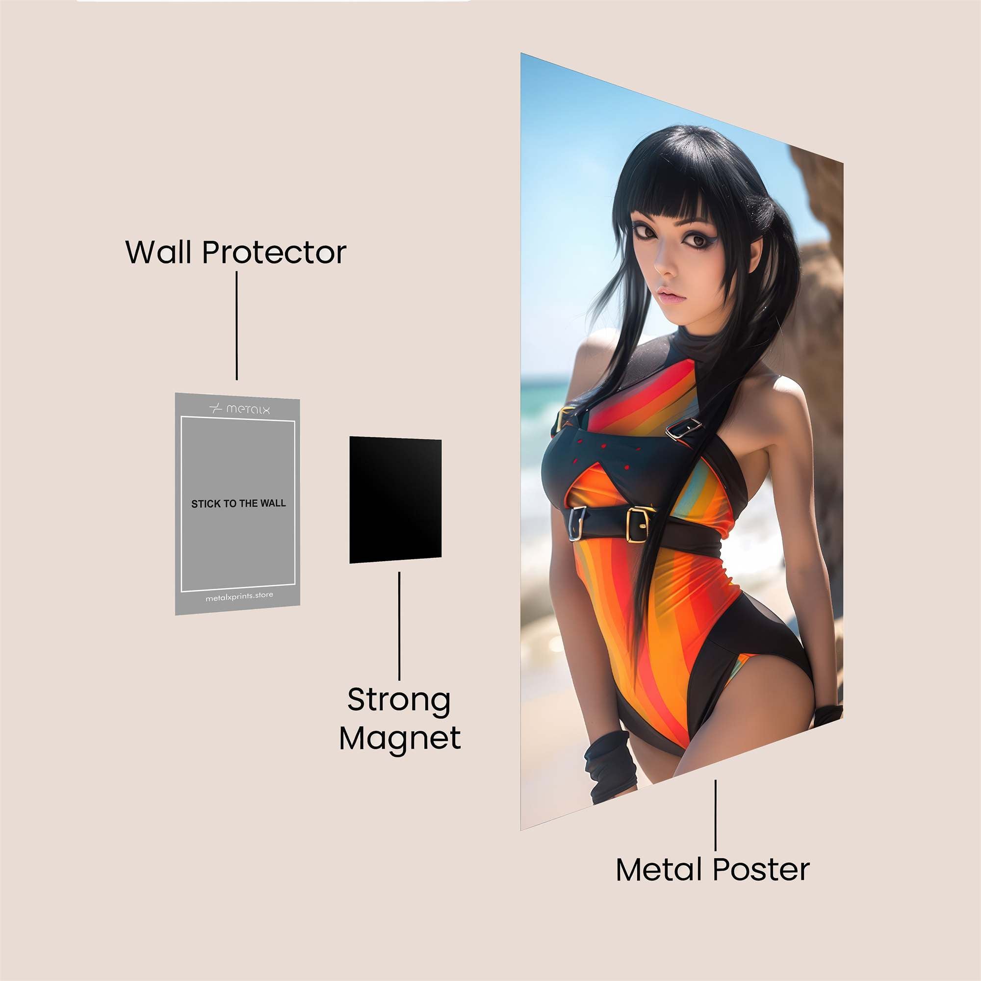 Cosplay Radiance Safe Wall Magnetic / M