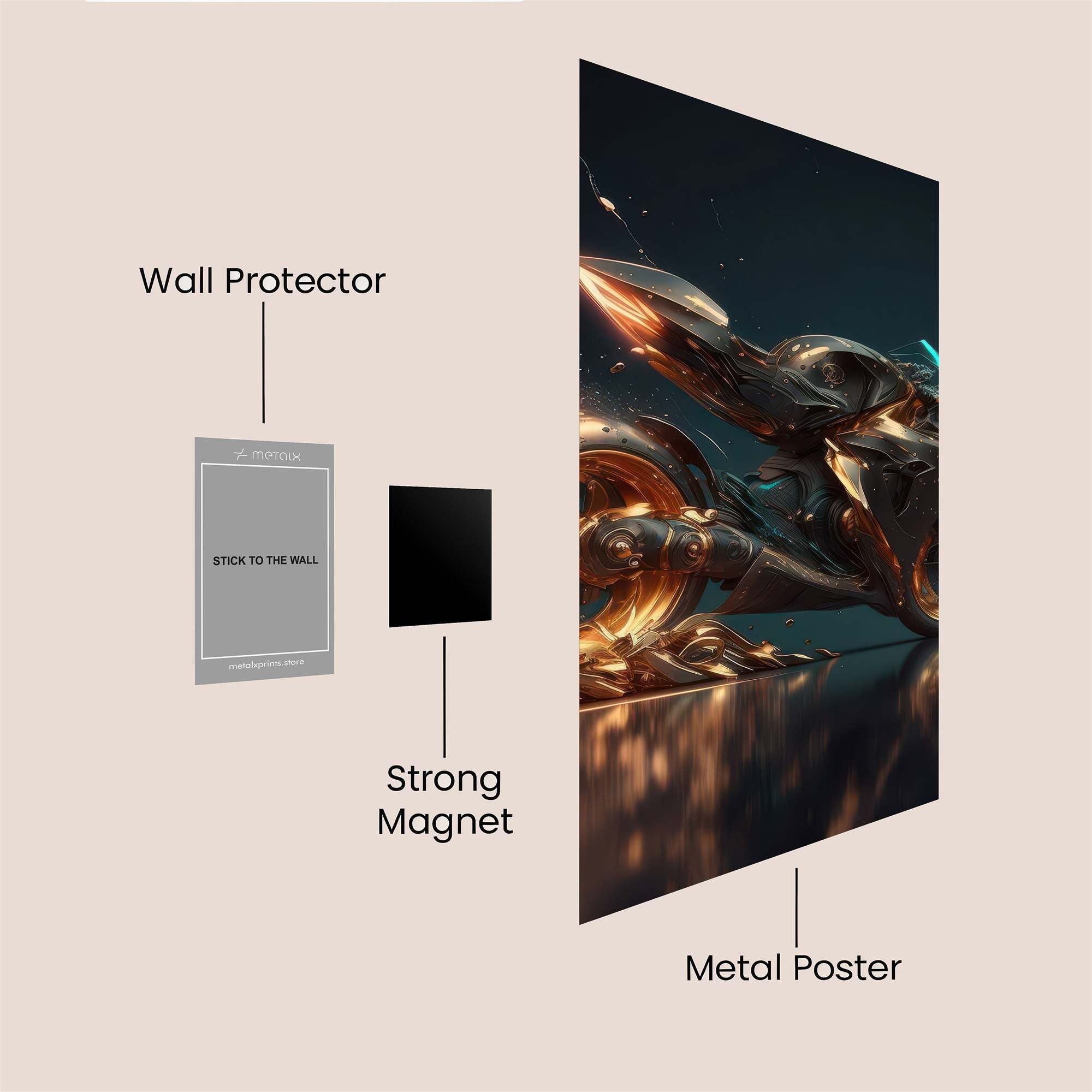 Molten Majesty Safe Wall Magnetic / M