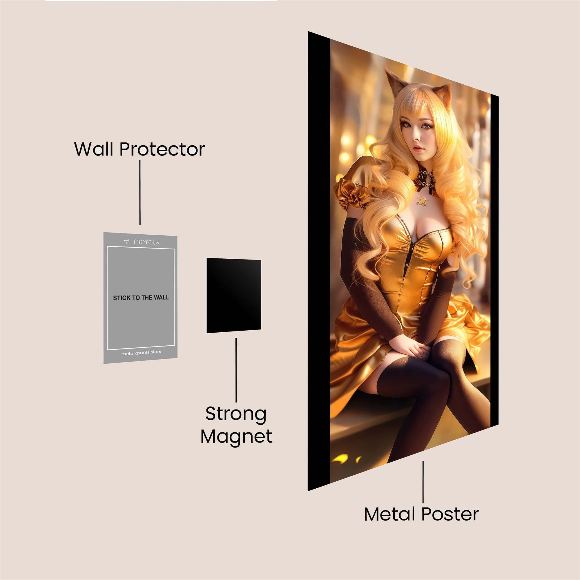 Golden Enigma Safe Wall Magnetic / M