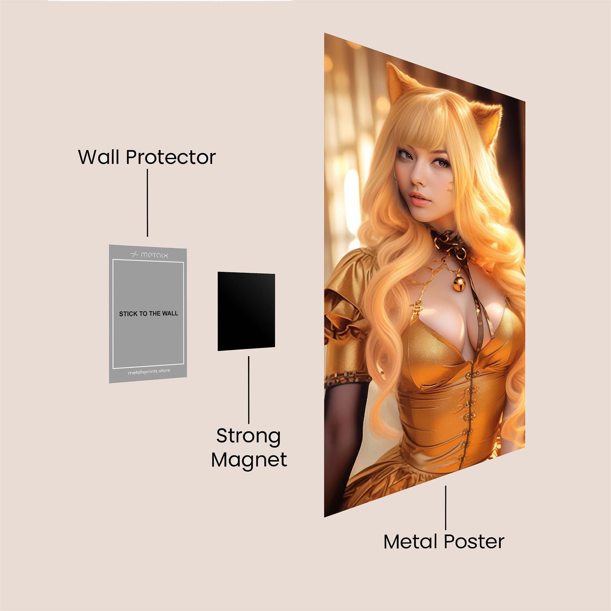 Golden Enchantress Safe Wall Magnetic / M