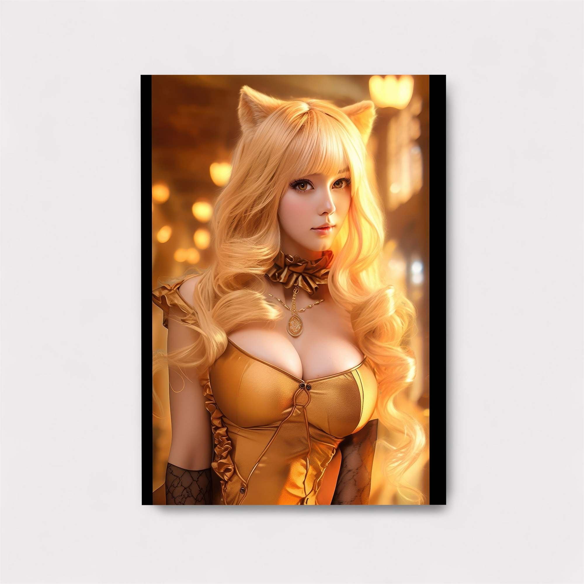 Feline Elegance Safe Wall Magnetic / M