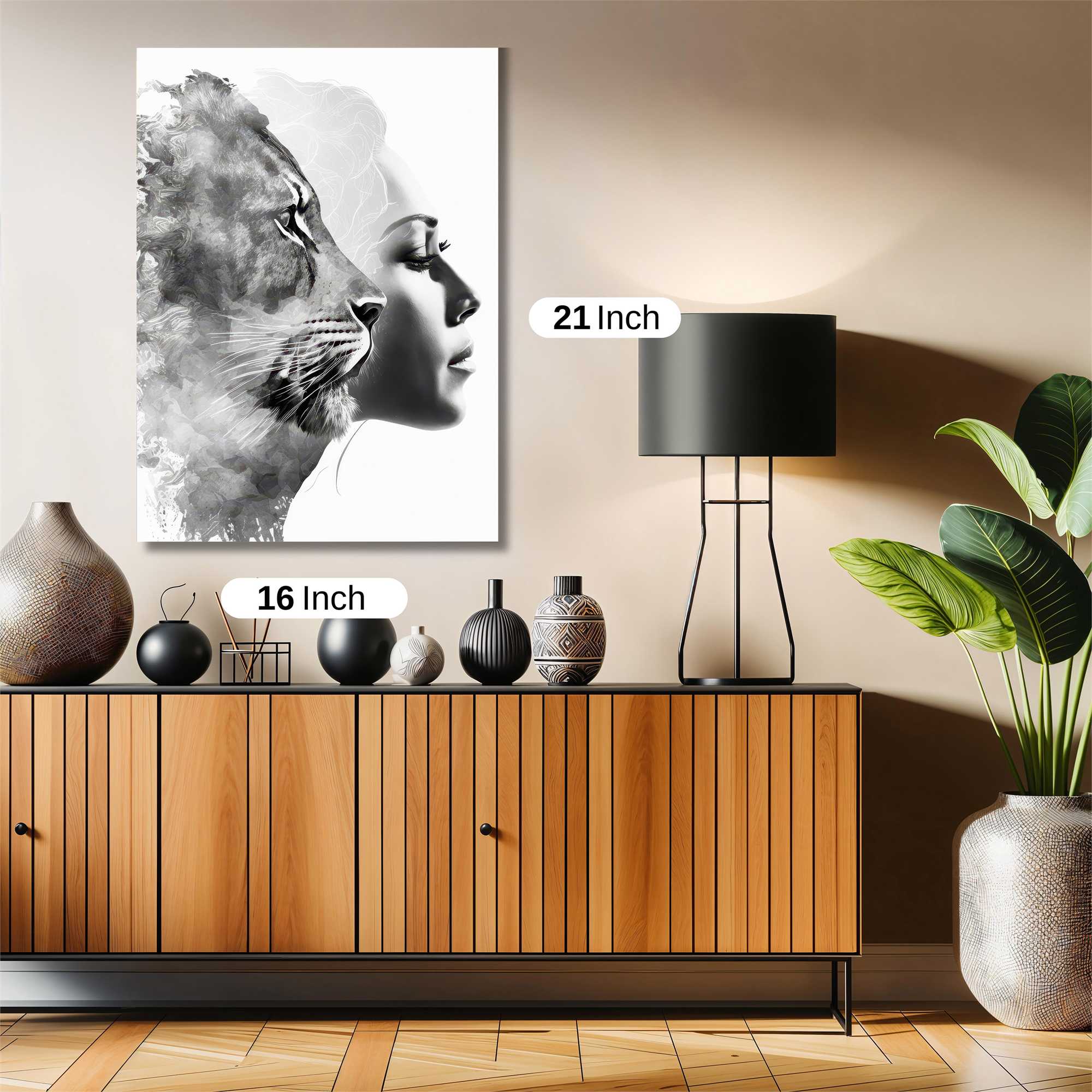 Lioness Serenity Safe Wall Magnetic / M
