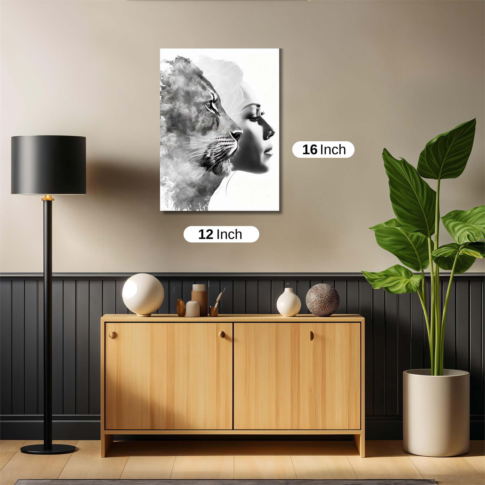 Lioness Serenity Safe Wall Magnetic / M