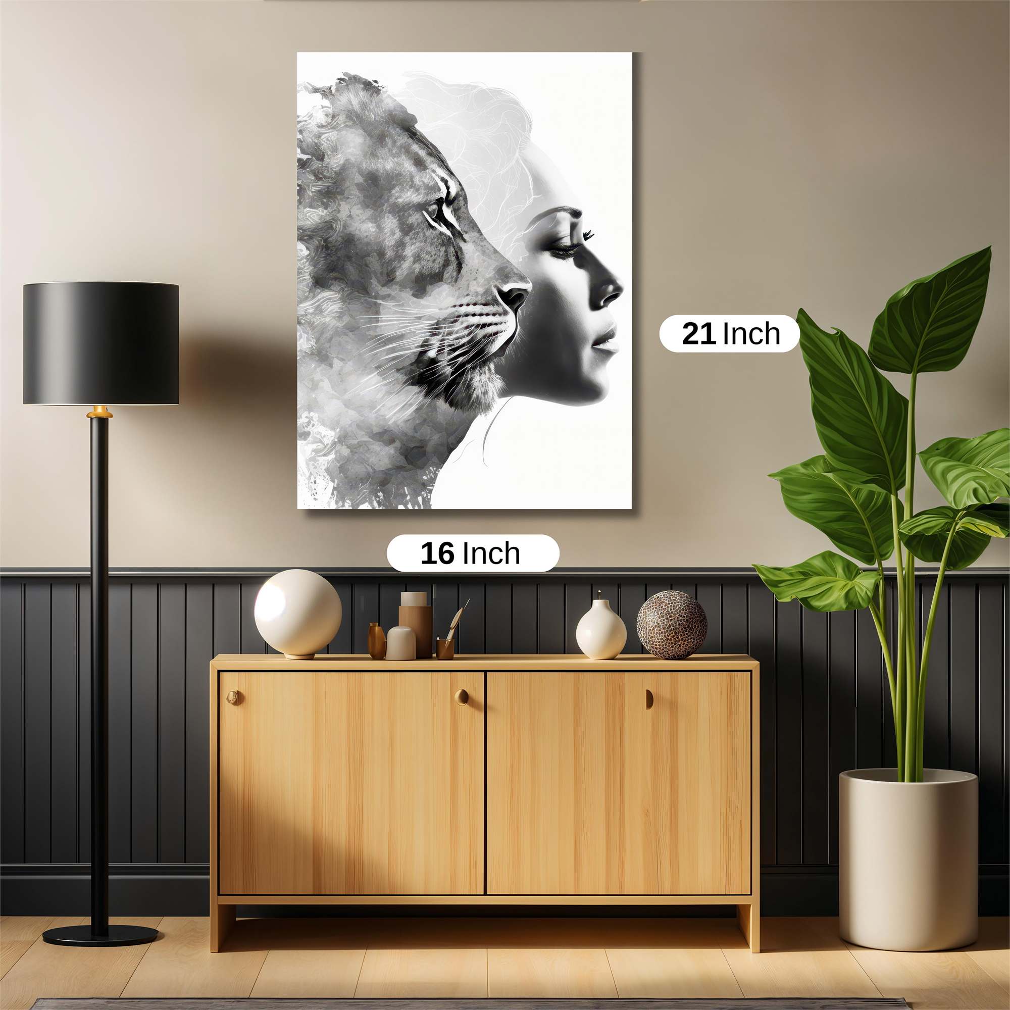 Lioness Serenity Safe Wall Magnetic / M