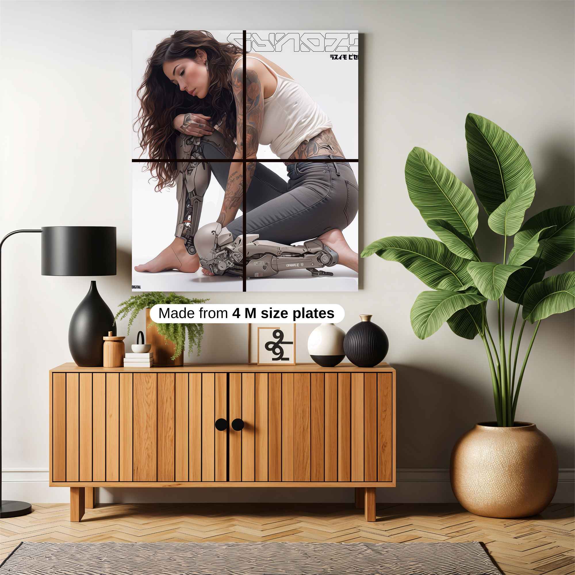 Cyber Serenity Safe Wall Magnetic / M