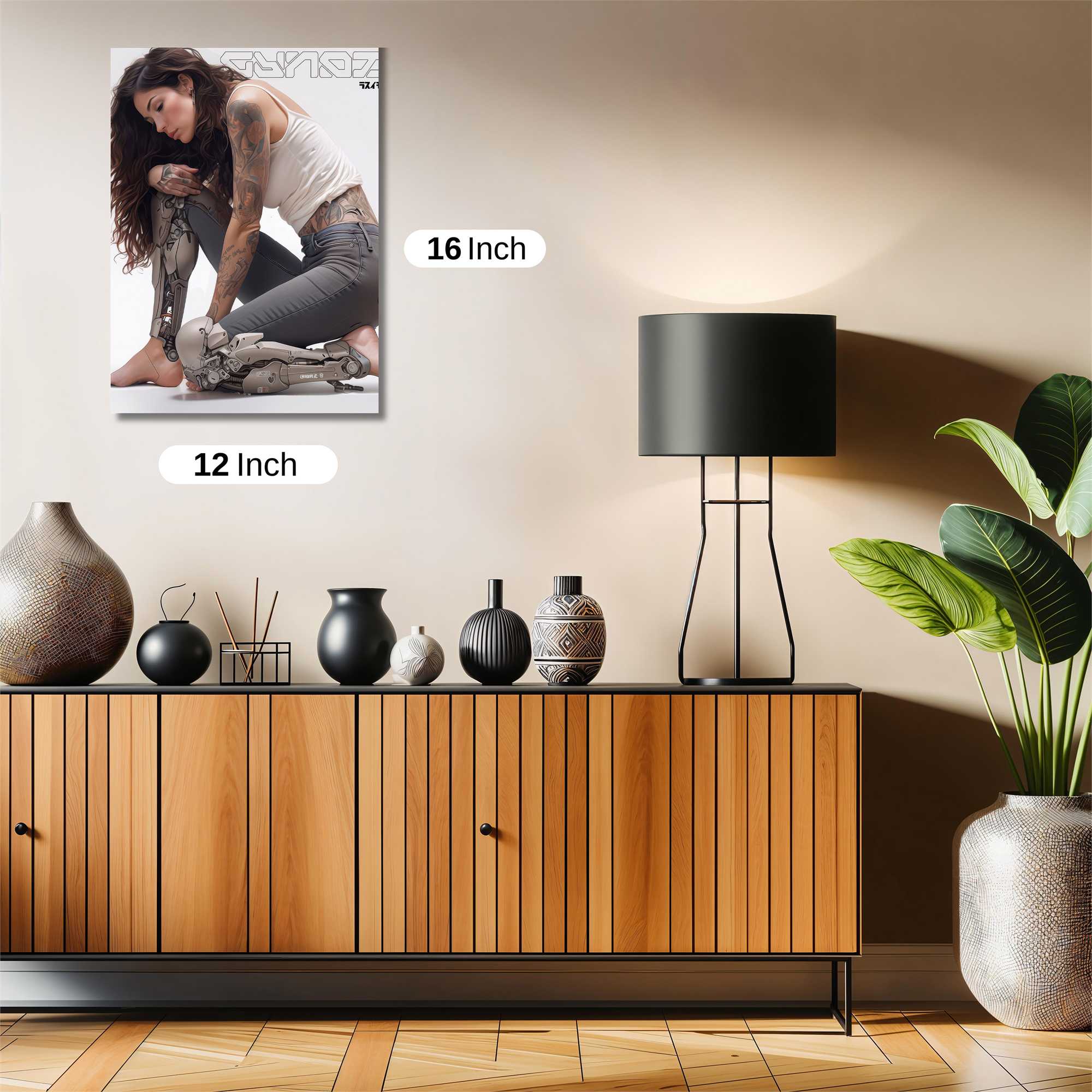 Cyber Serenity Safe Wall Magnetic / M