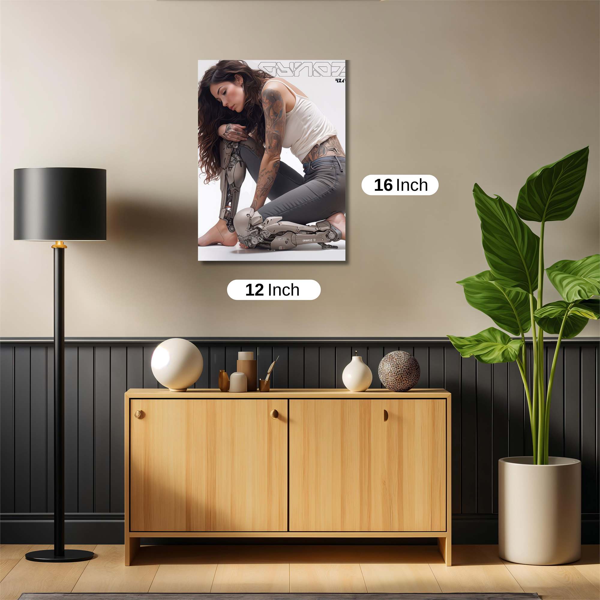 Cyber Serenity Safe Wall Magnetic / M