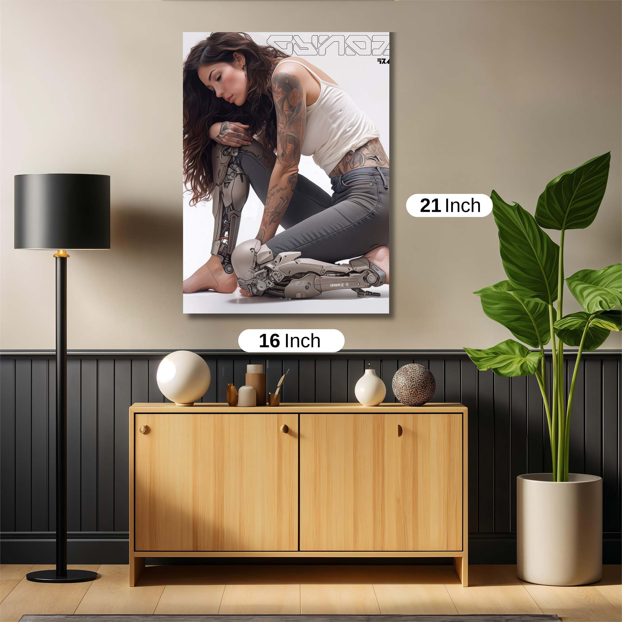 Cyber Serenity Safe Wall Magnetic / M