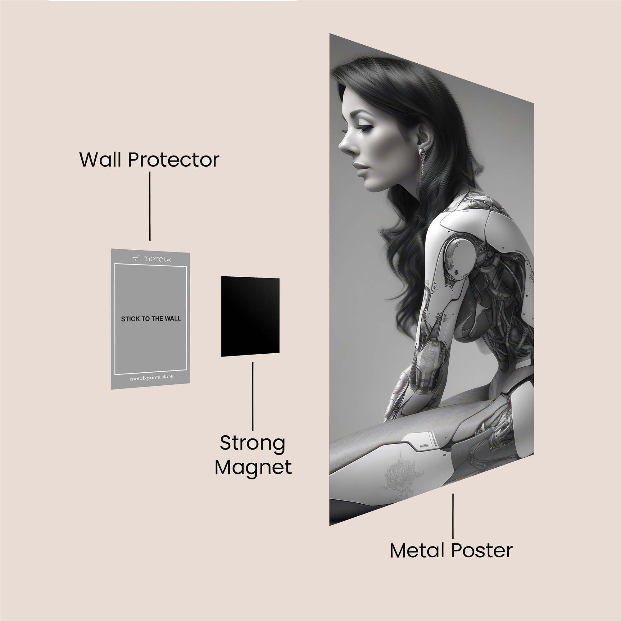 Cyber Melancholy Safe Wall Magnetic / M
