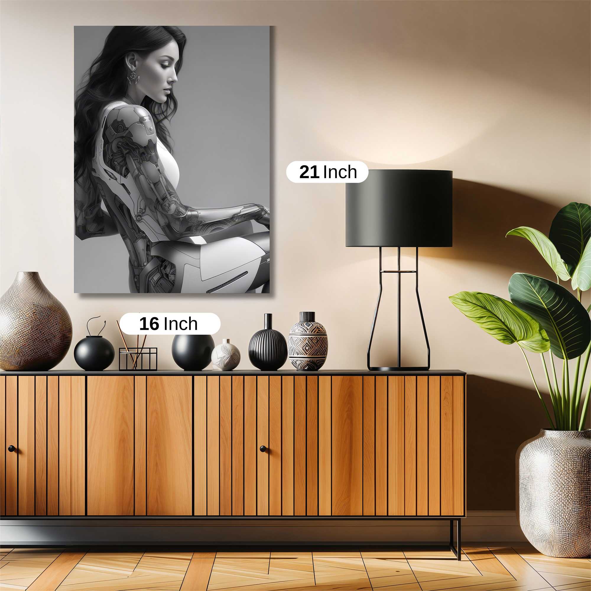 Cyber Serenity Safe Wall Magnetic / M