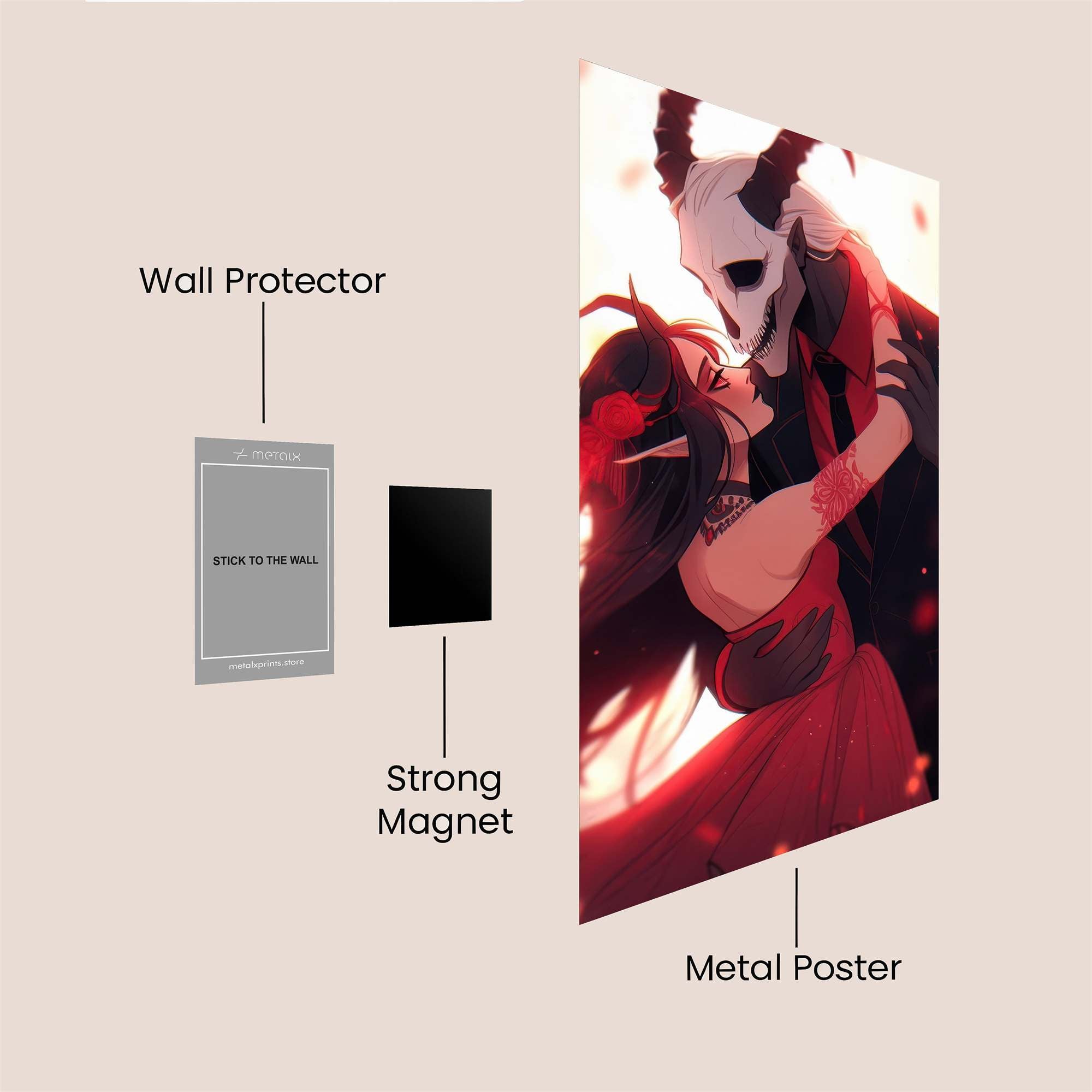 Demon Romance Safe Wall Magnetic / M