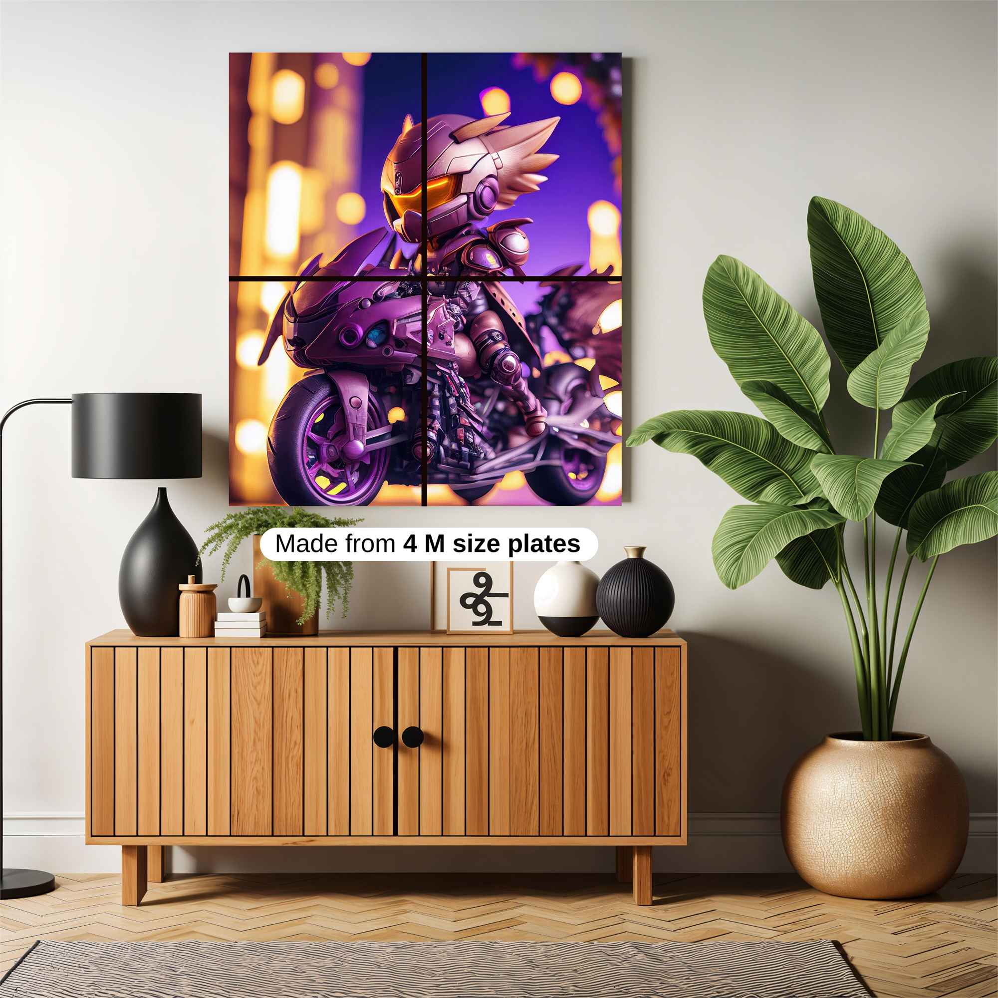 Neon Rider Safe Wall Magnetic / M