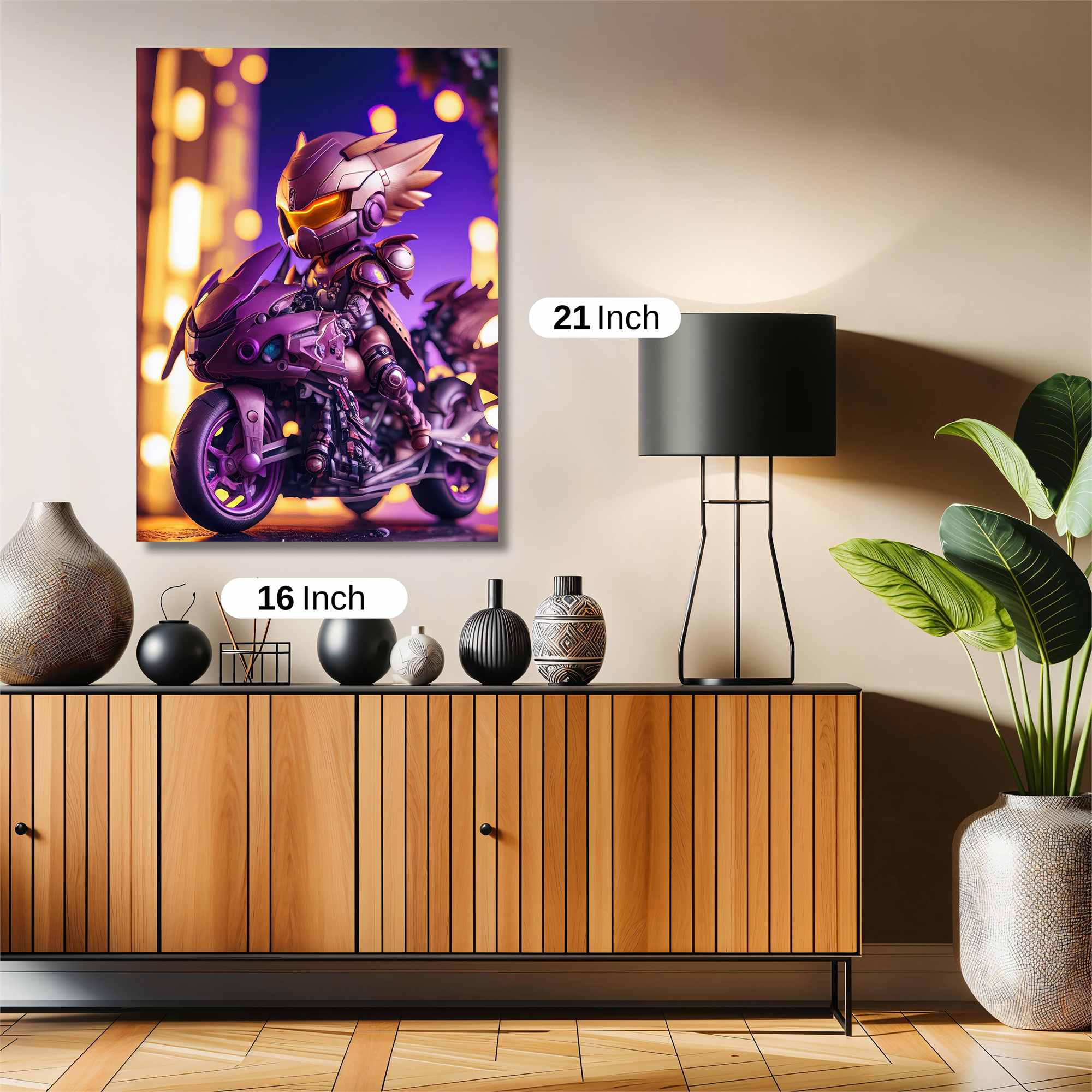 Neon Rider Safe Wall Magnetic / M