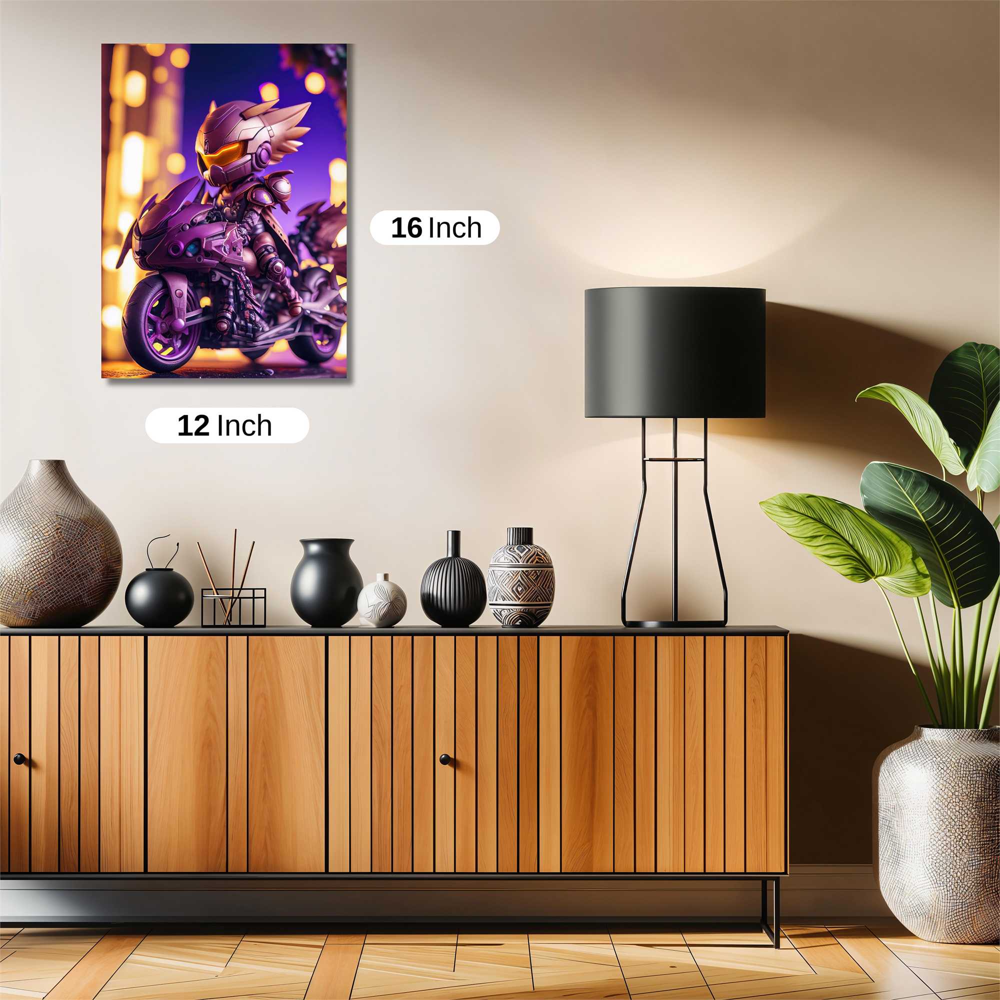 Neon Rider Safe Wall Magnetic / M
