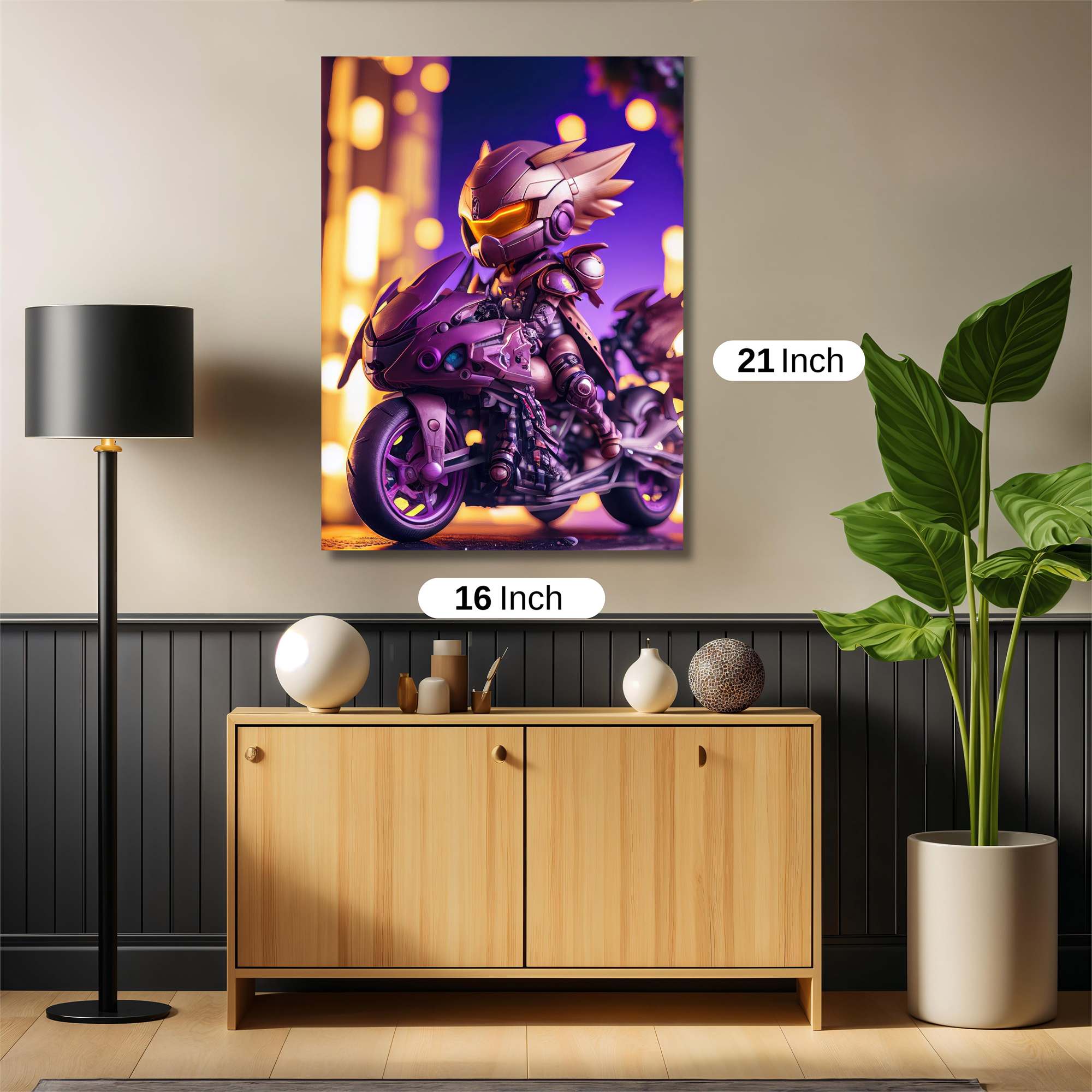 Neon Rider Safe Wall Magnetic / M