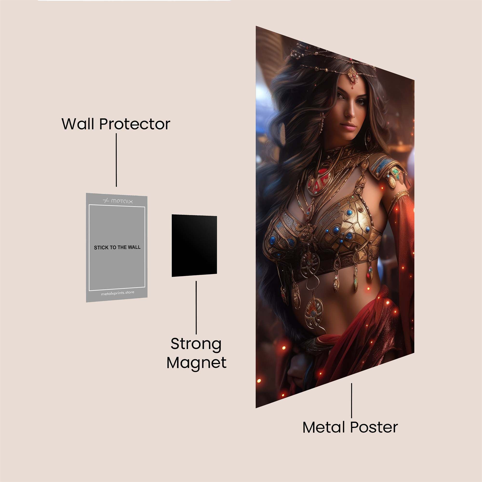 Mystic Enchantress Safe Wall Magnetic / M