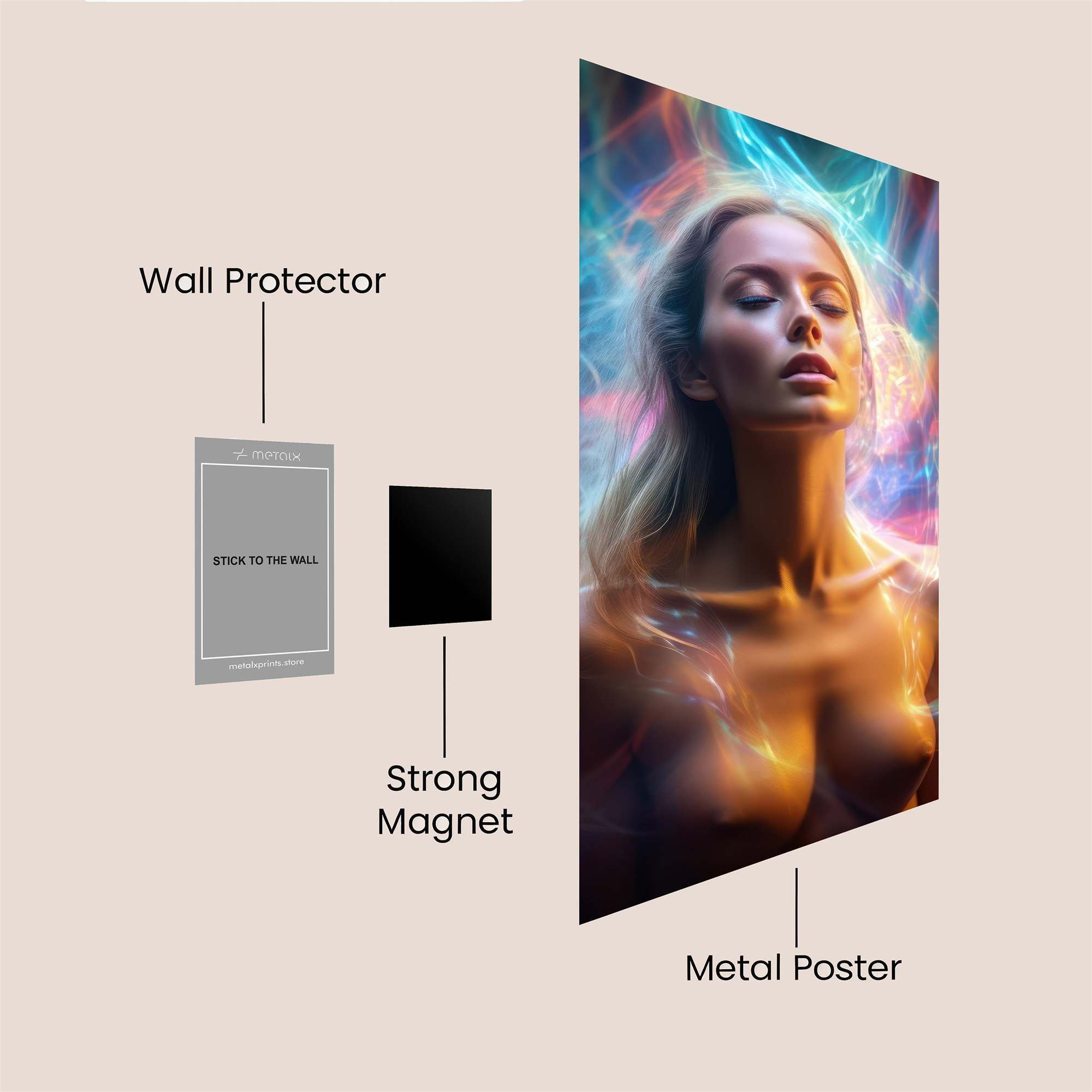 Aurora Bliss Safe Wall Magnetic / M