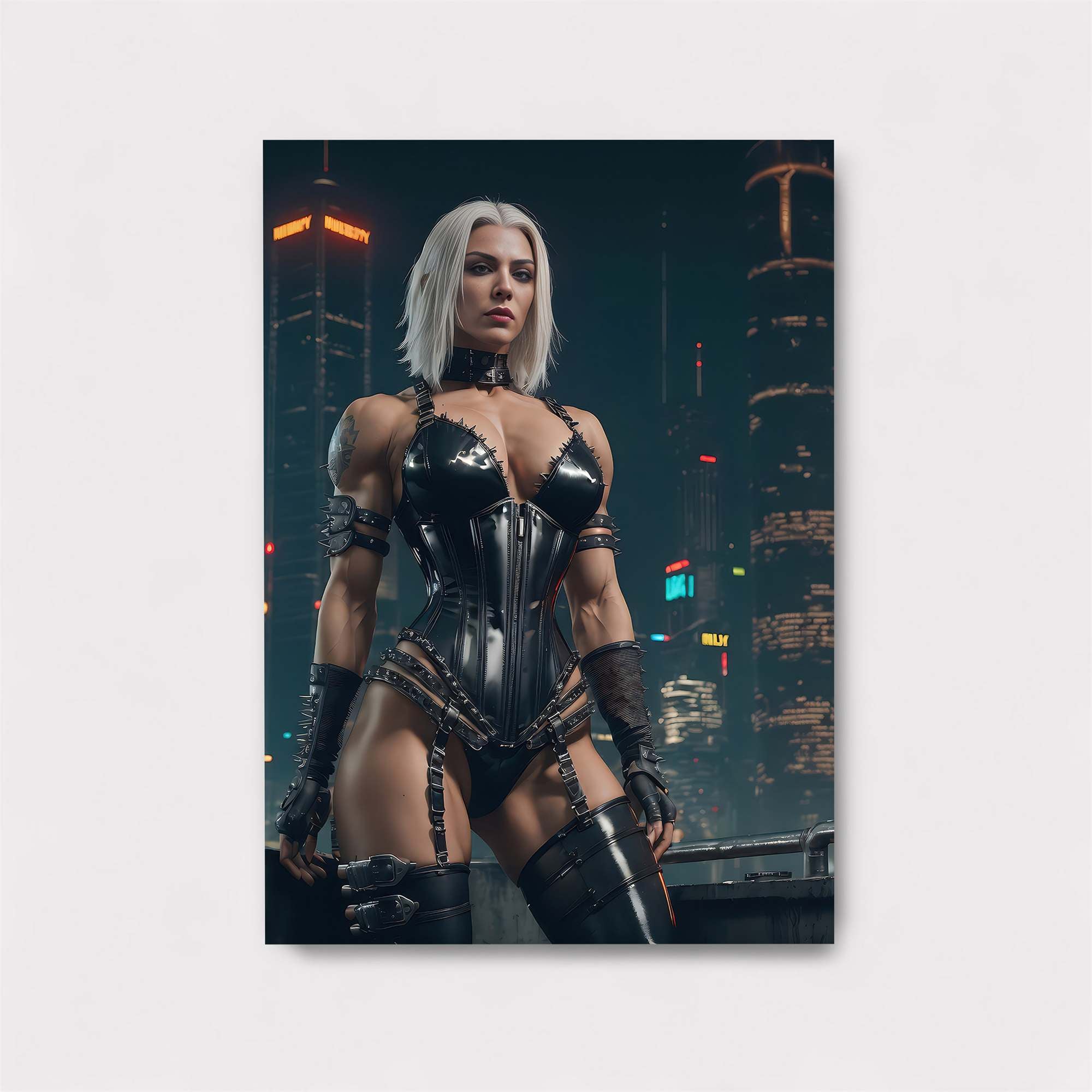 Cyberpunk Dominatrix Safe Wall Magnetic / M