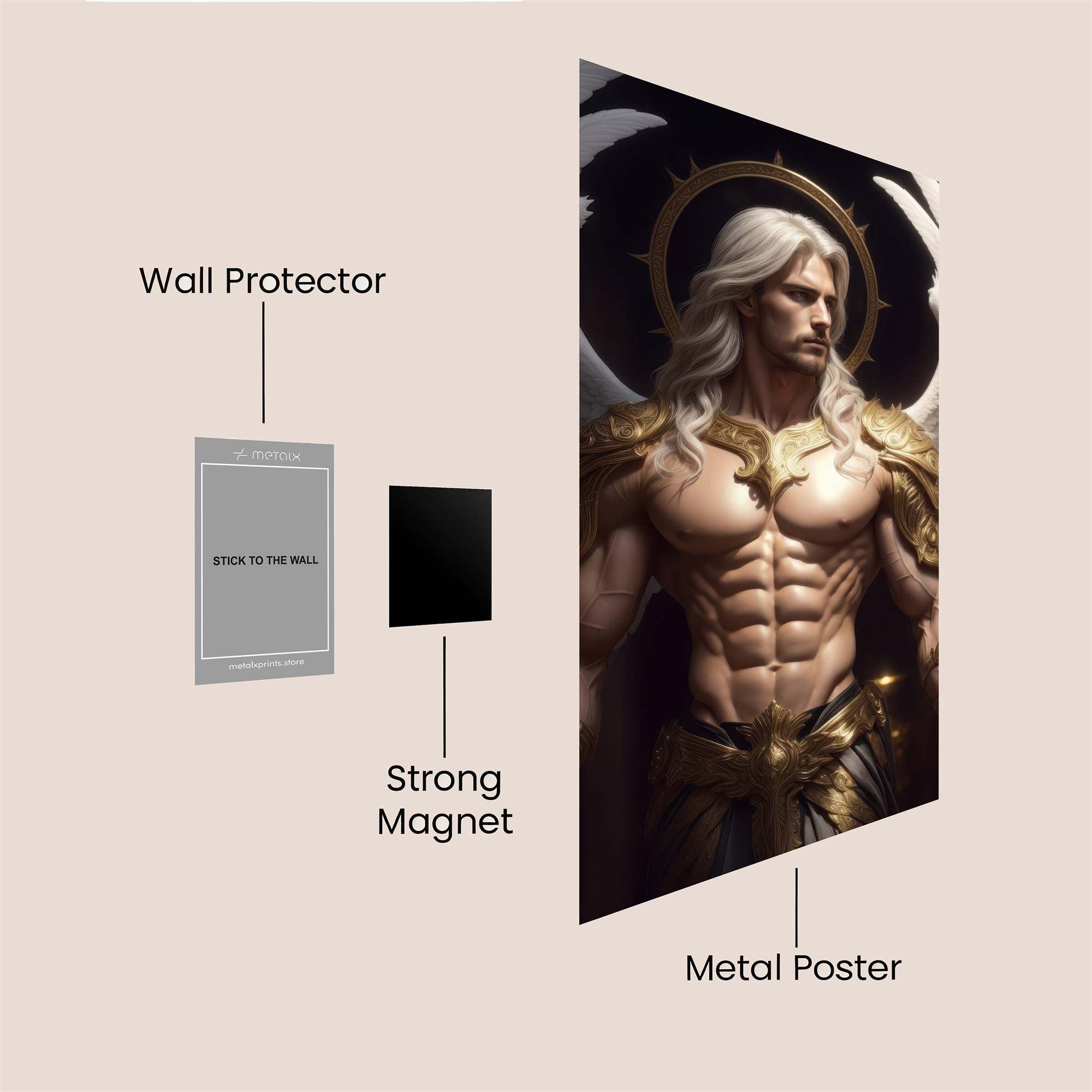 Archangel Serene Safe Wall Magnetic / M