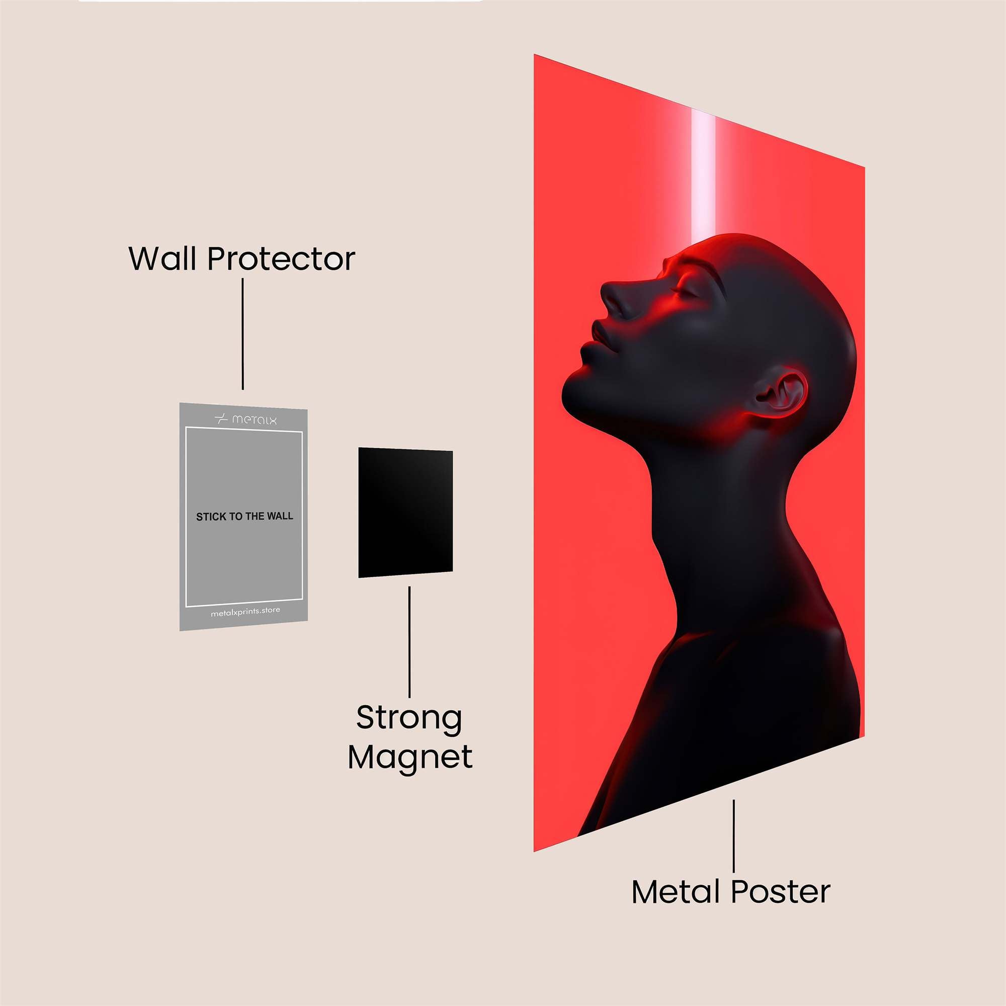 Mindful Glow Safe Wall Magnetic / M