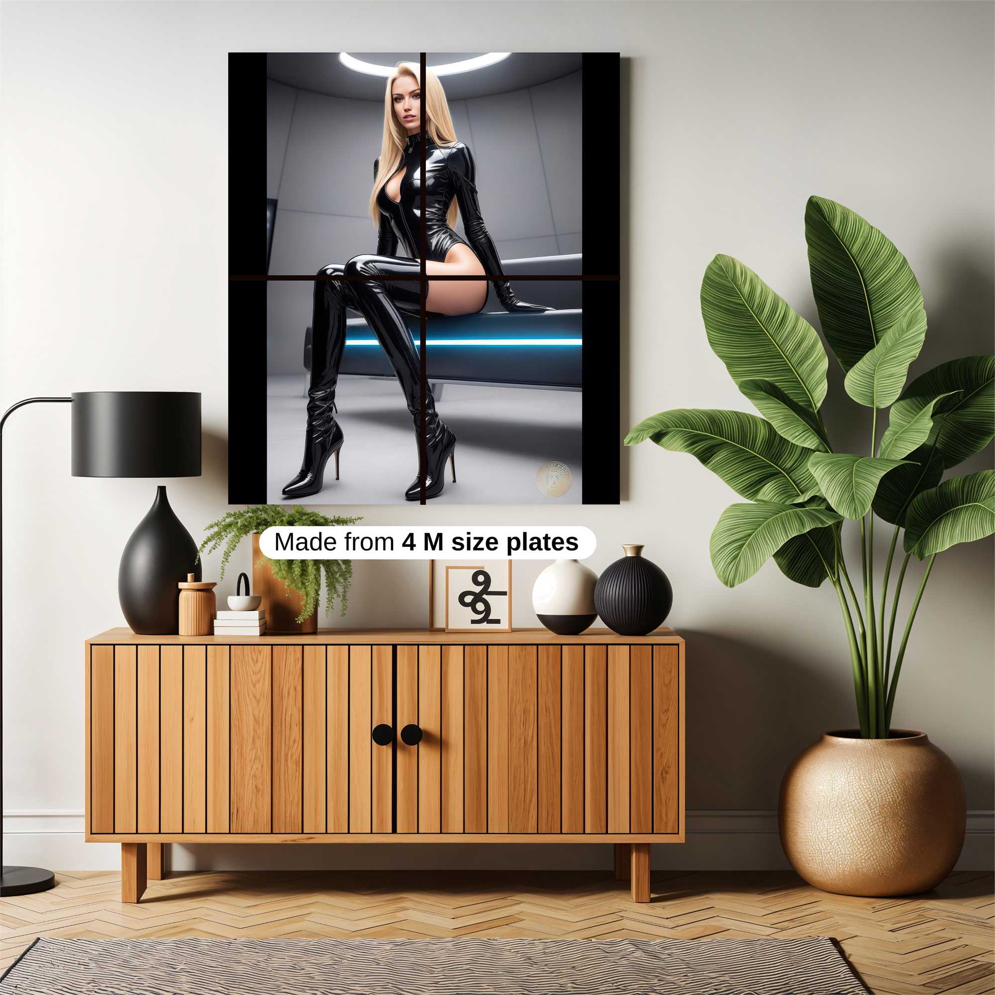 Latex Dominance Safe Wall Magnetic / M
