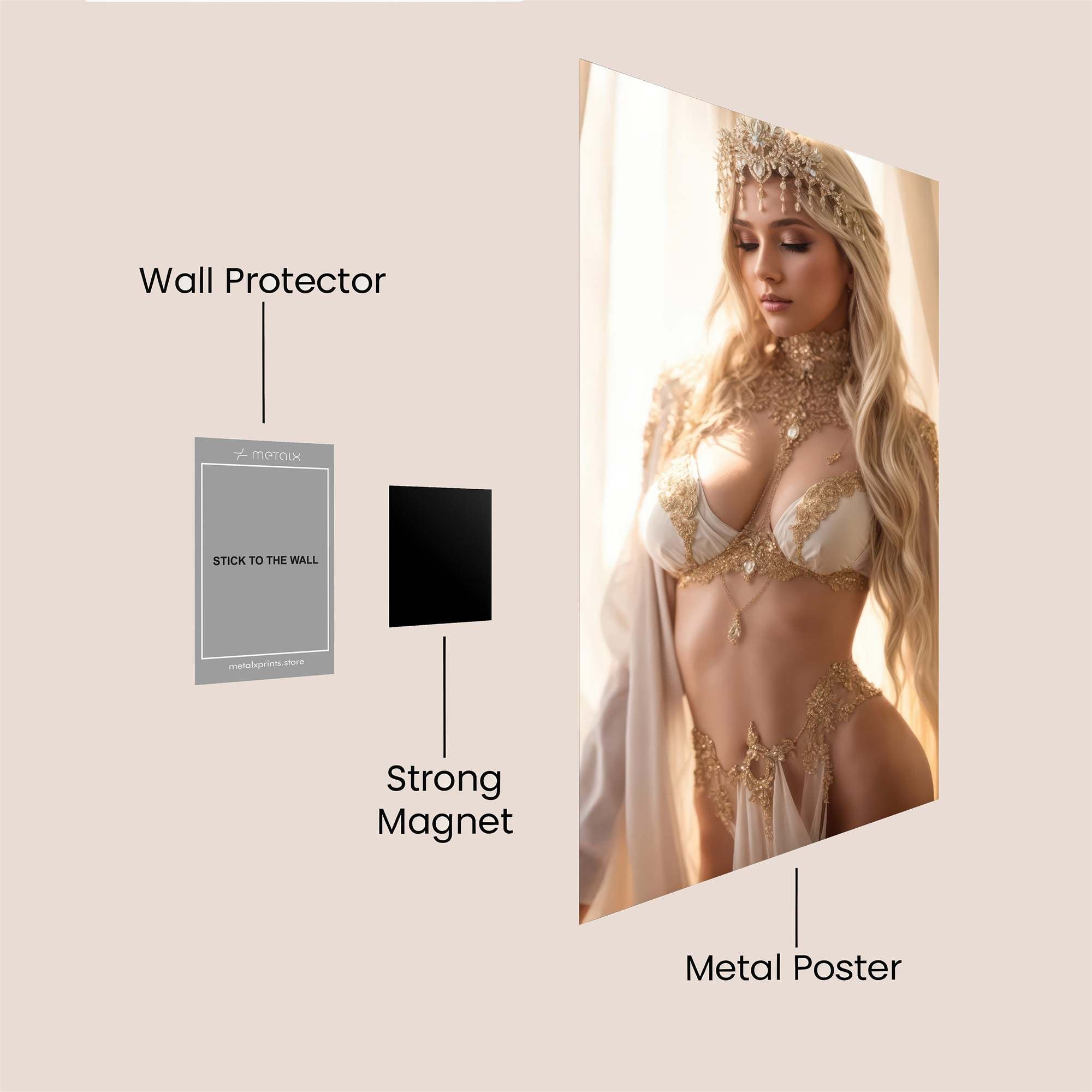 Goddess Radiance Safe Wall Magnetic / M