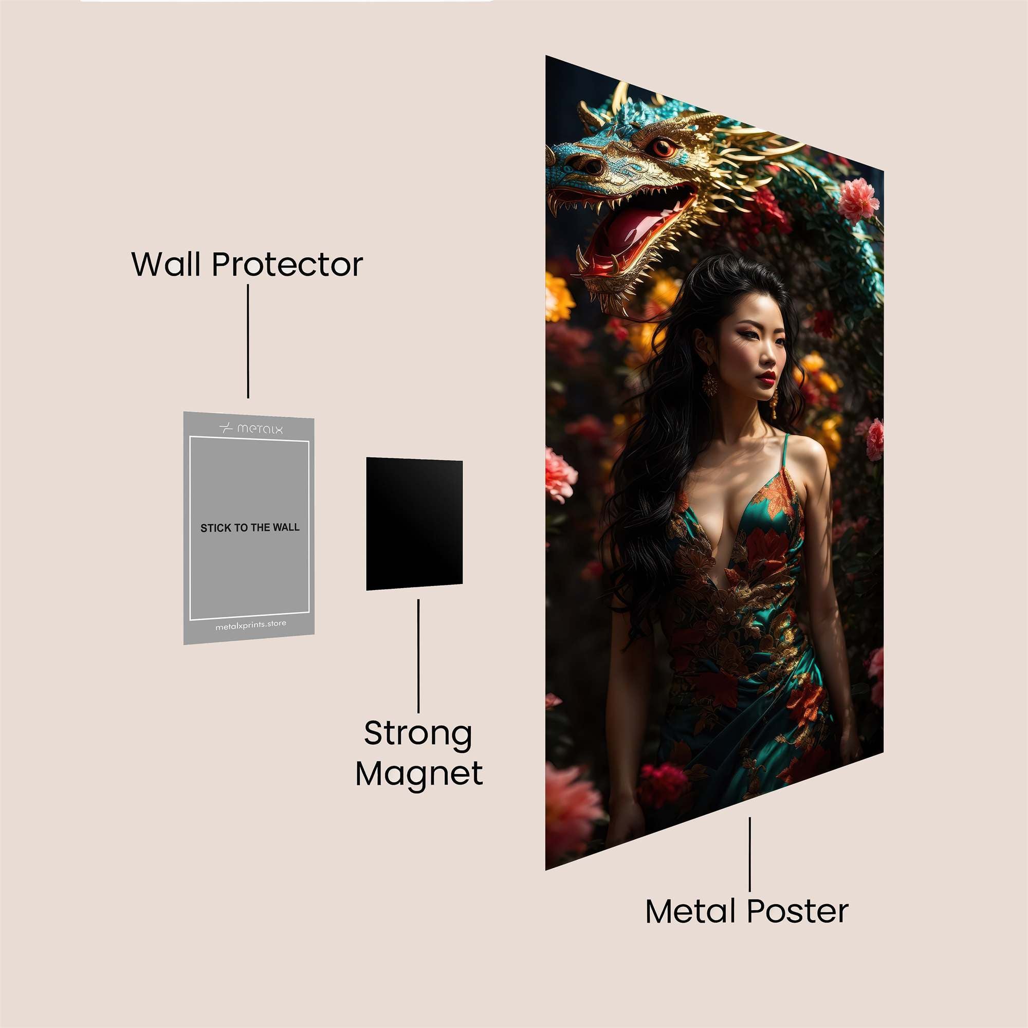 Dragon Enchantress Safe Wall Magnetic / M