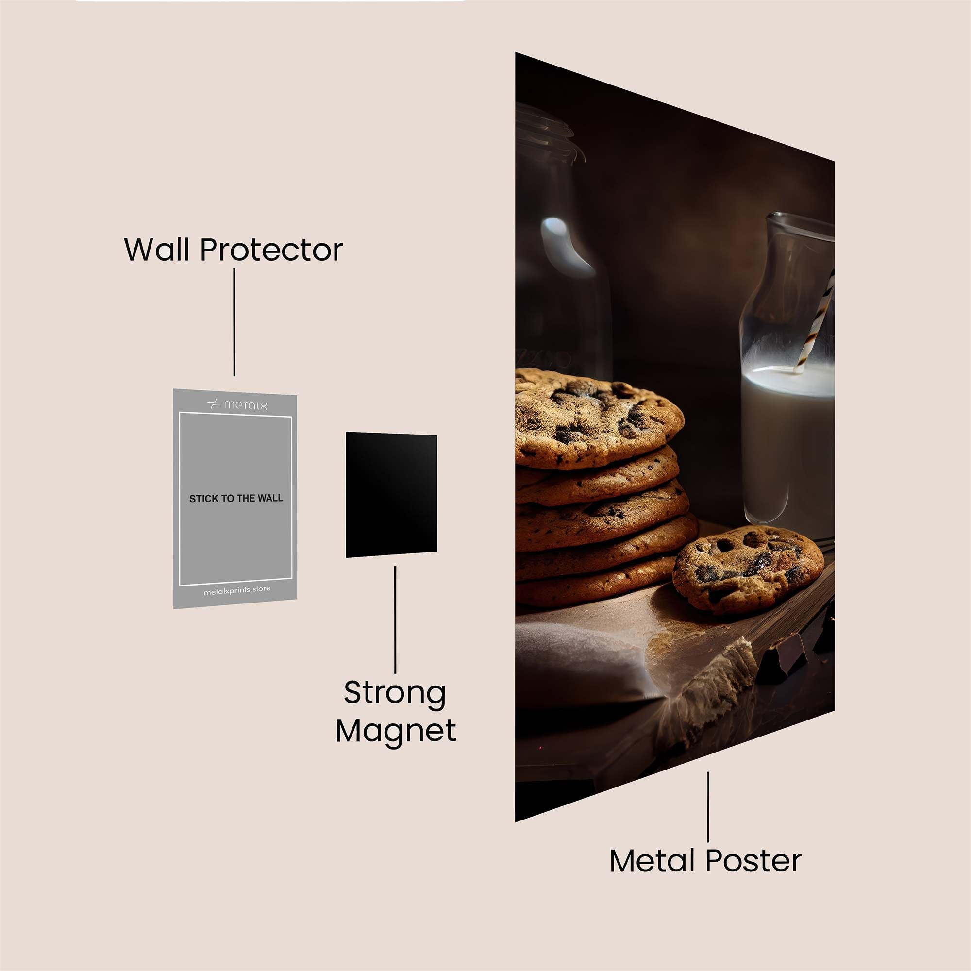 Cookies Delight Safe Wall Magnetic / M