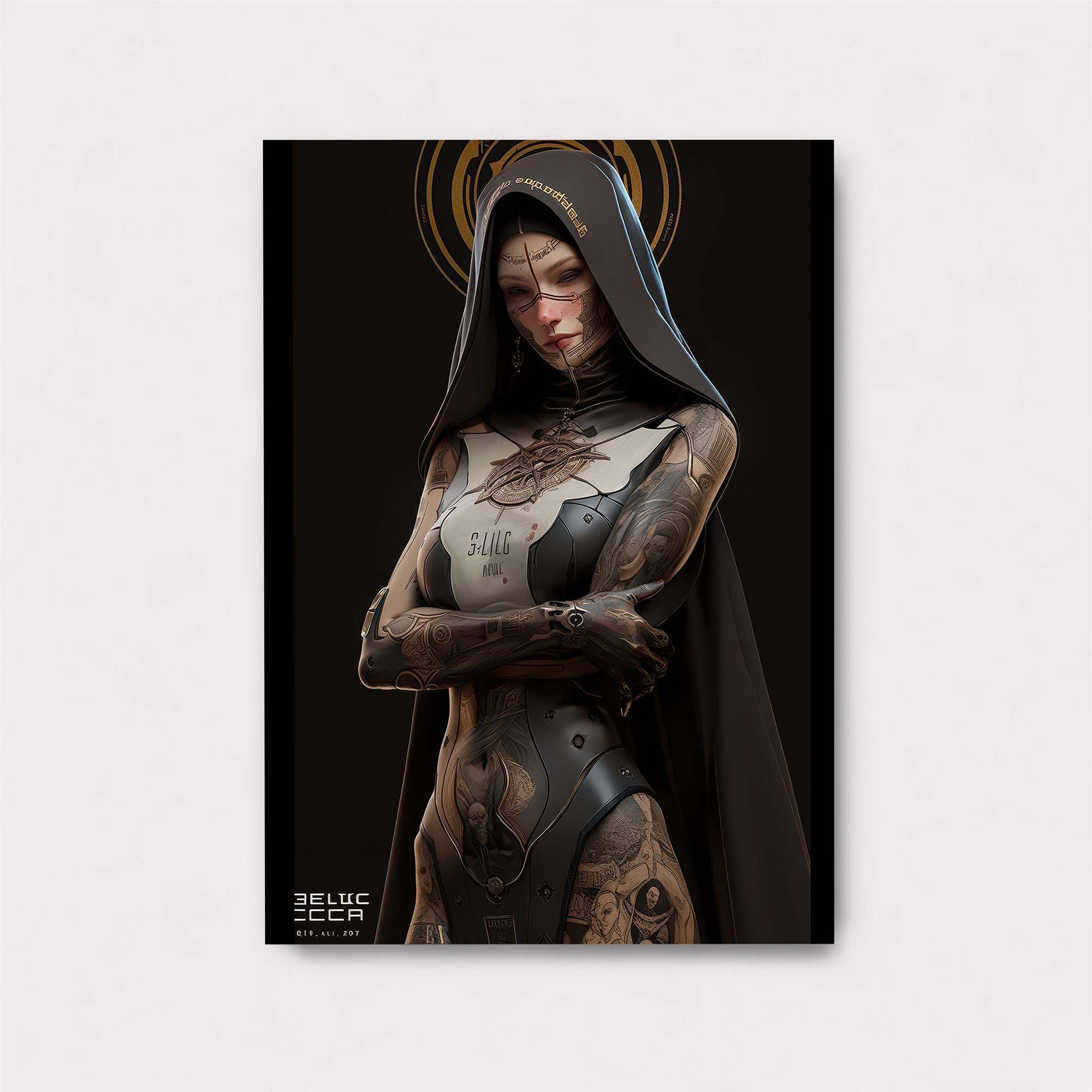 Cyber Nun Safe Wall Magnetic / M