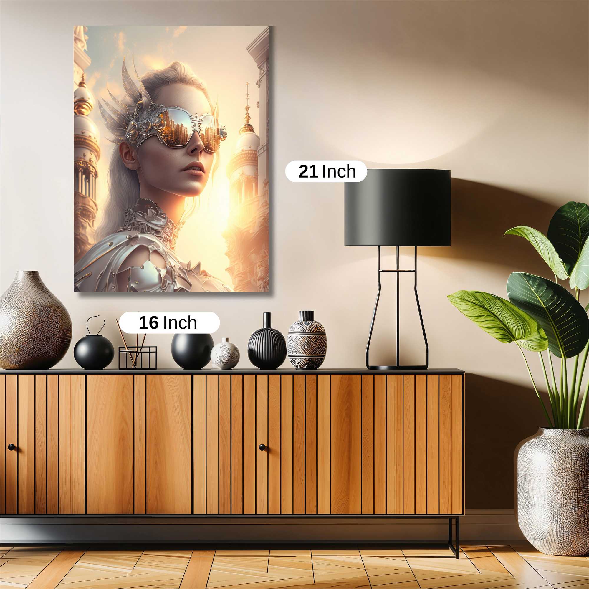 Futuristic Empress Safe Wall Magnetic / M