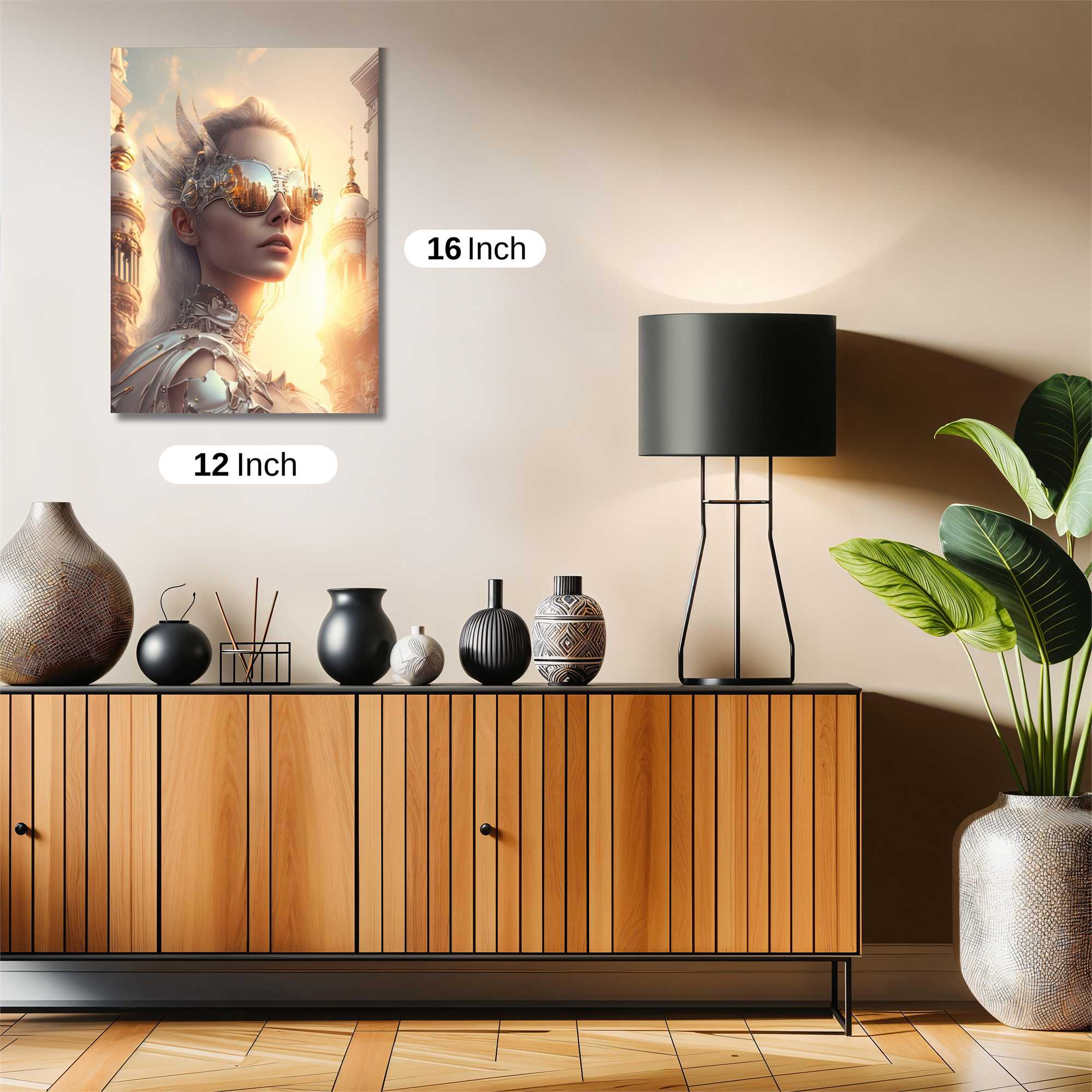 Futuristic Empress Safe Wall Magnetic / M