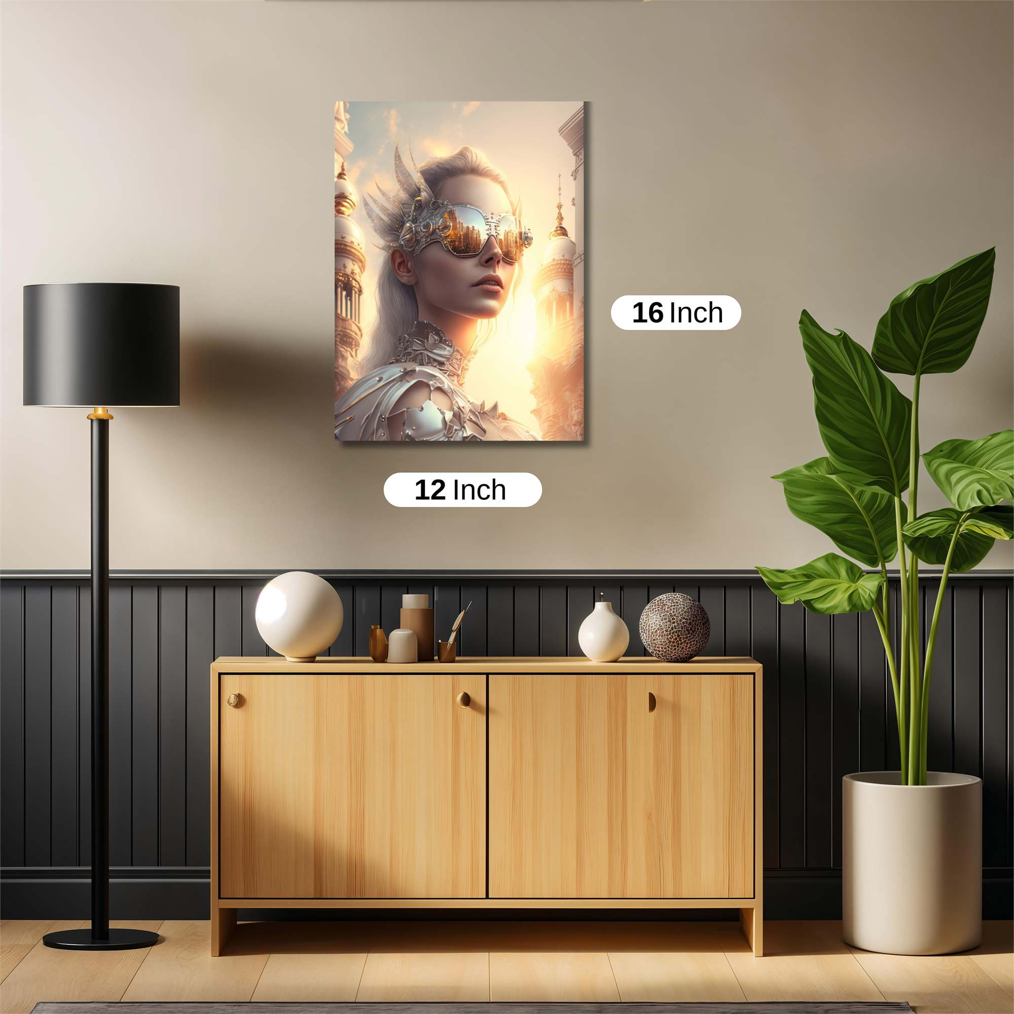 Futuristic Empress Safe Wall Magnetic / M