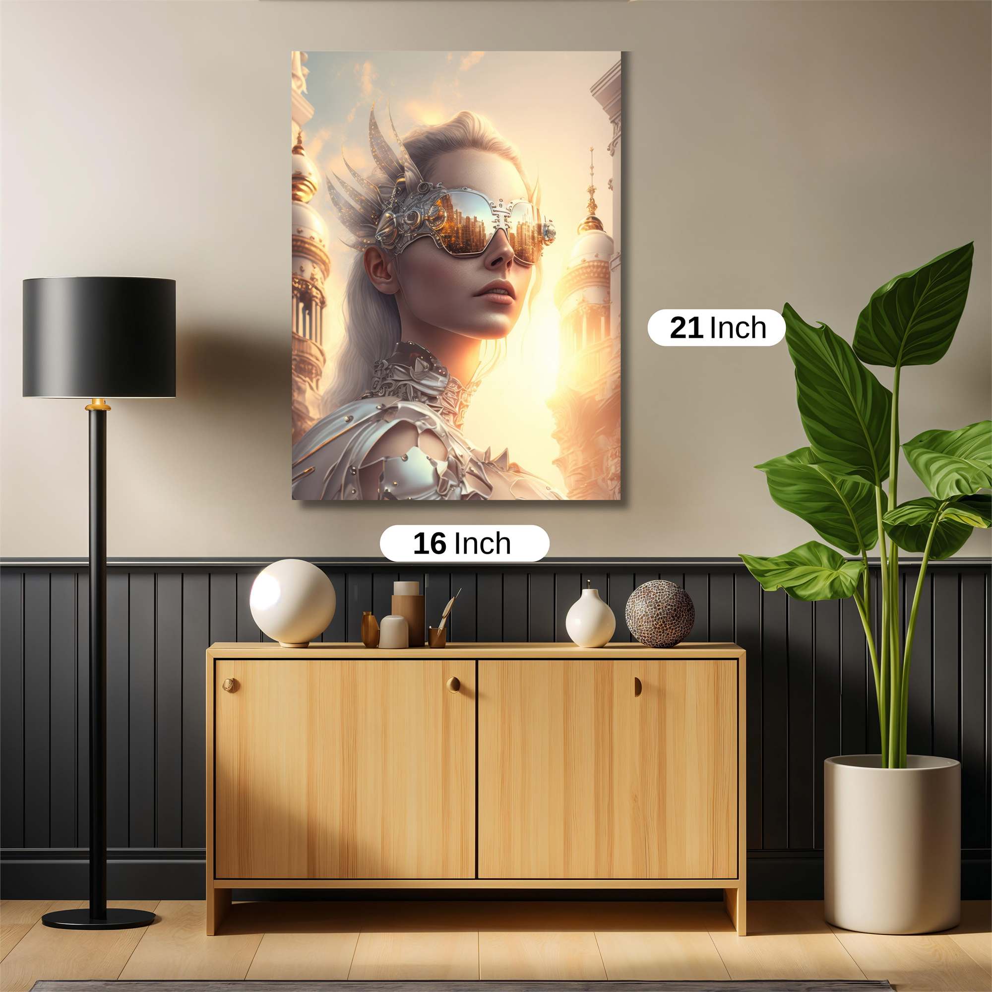 Futuristic Empress Safe Wall Magnetic / M