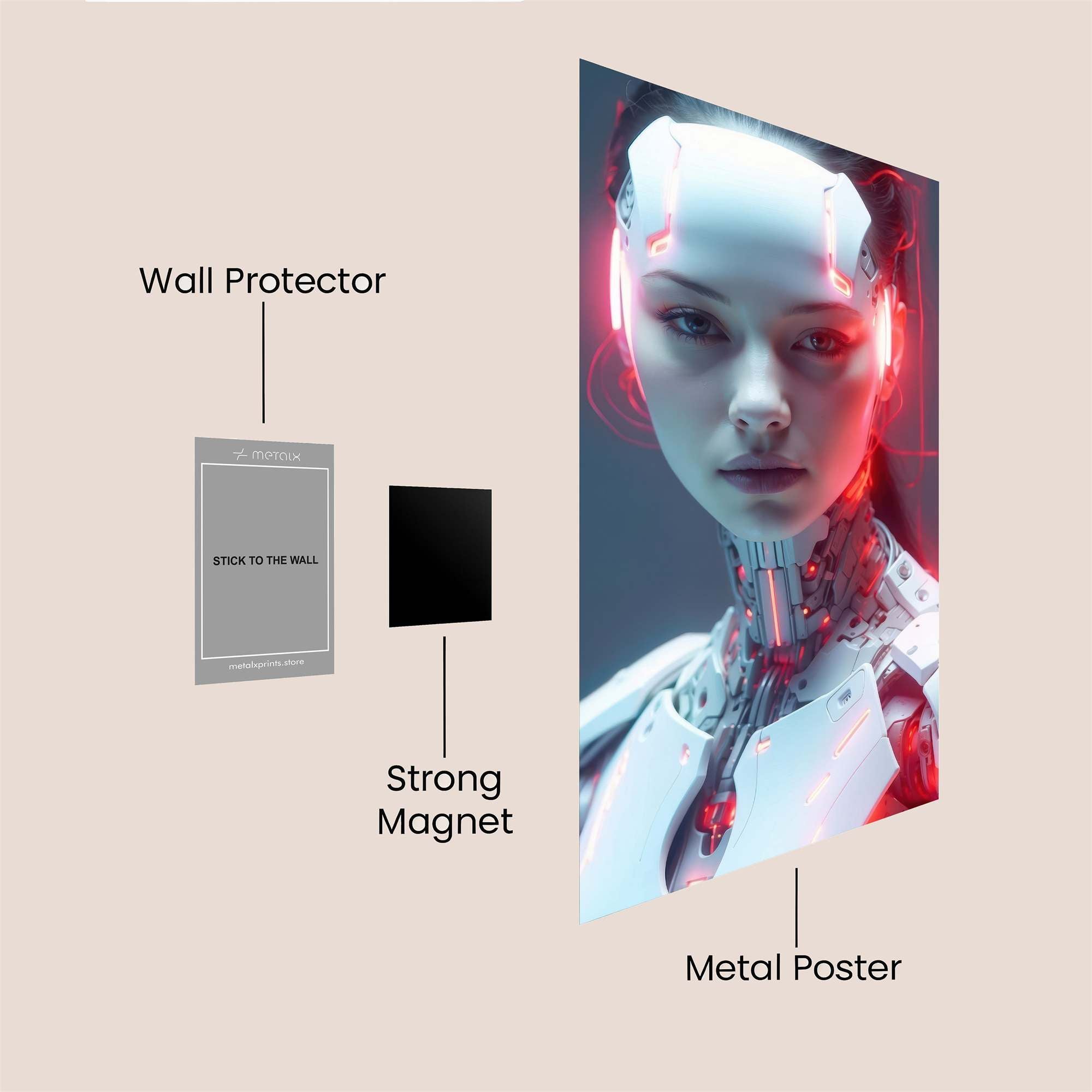 Cyber Harmony Safe Wall Magnetic / M