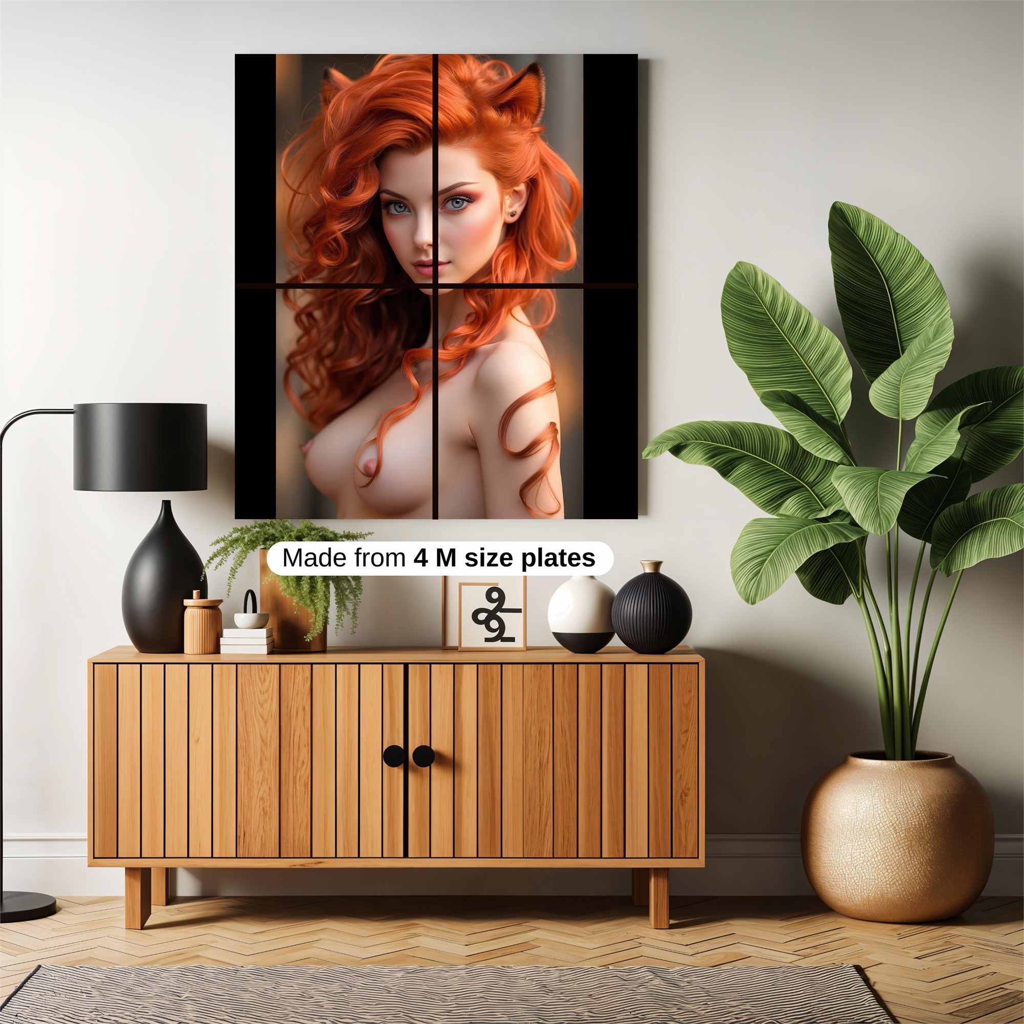 Fiery Seduction Safe Wall Magnetic / M