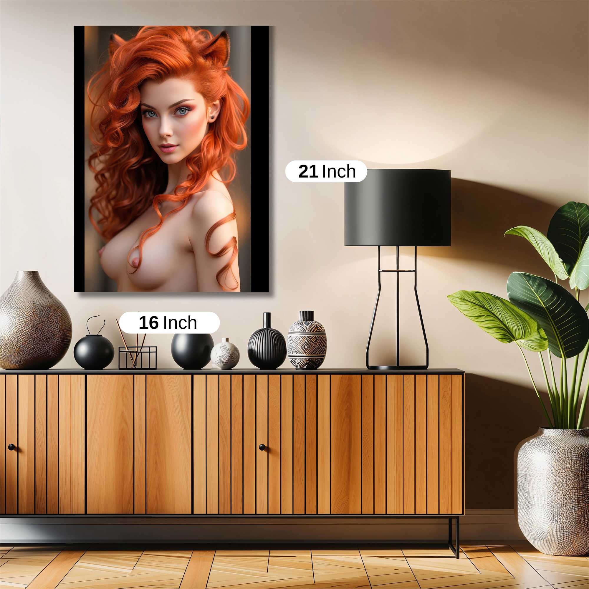 Fiery Seduction Safe Wall Magnetic / M