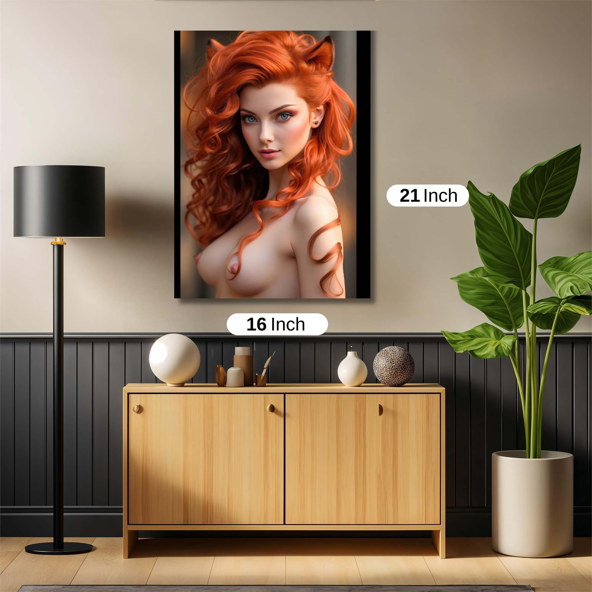 Fiery Seduction Safe Wall Magnetic / M