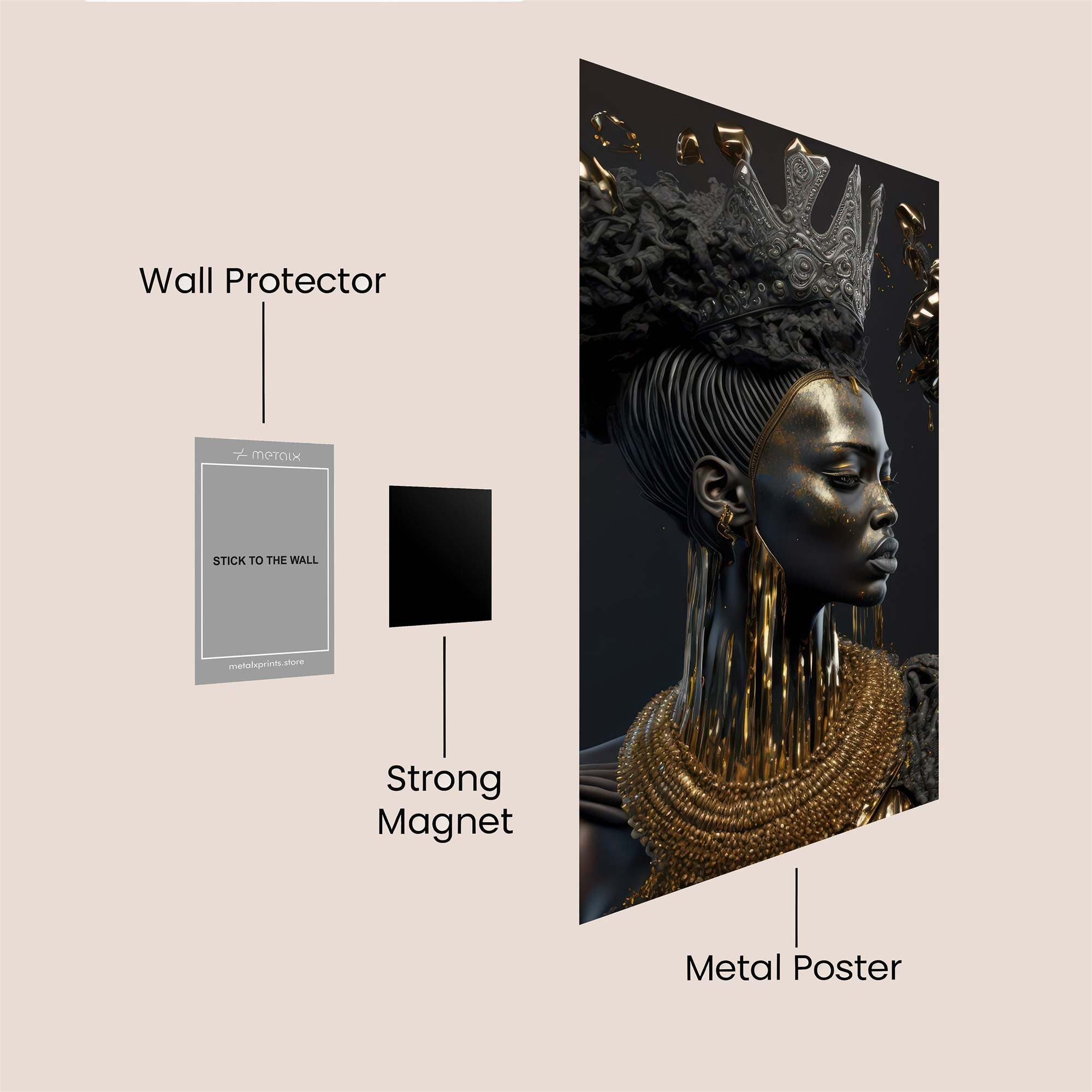 Queenly Majesty Safe Wall Magnetic / M