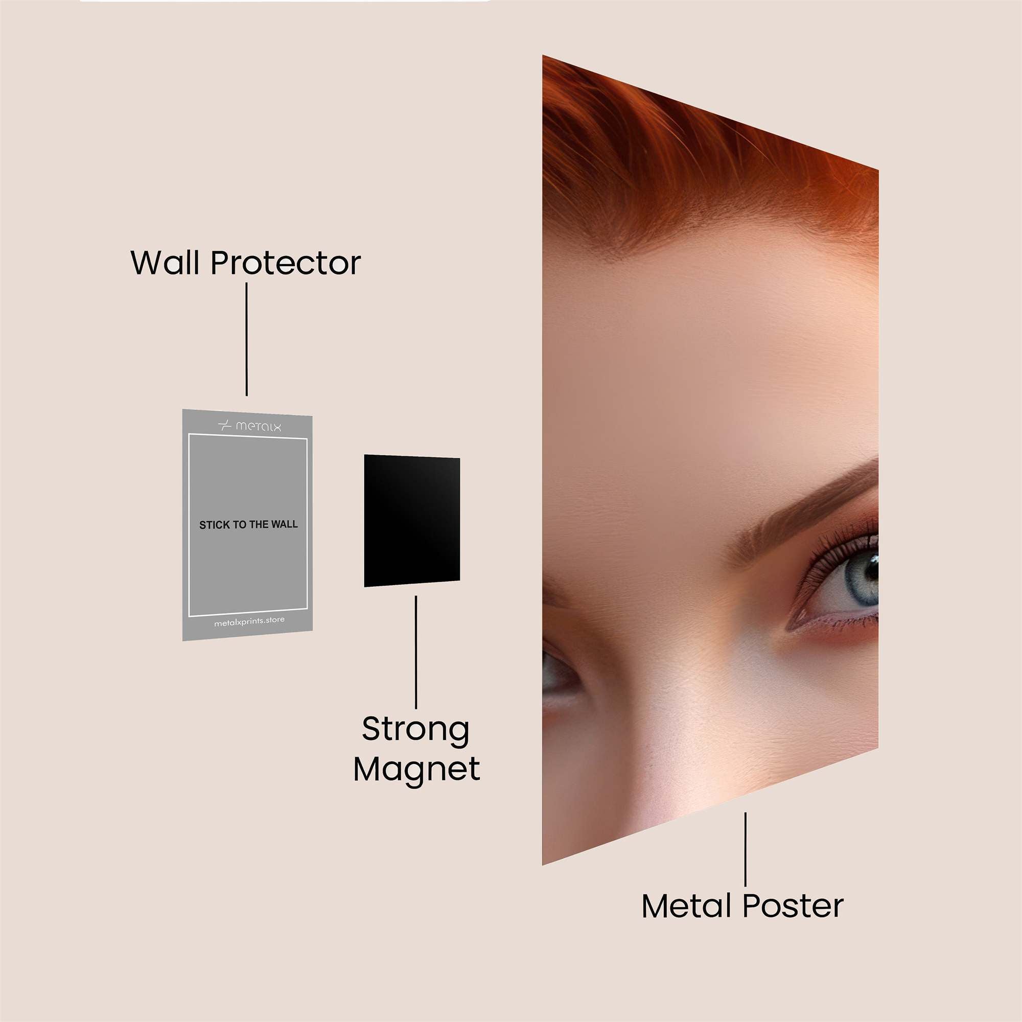 Fiery Enigma Safe Wall Magnetic / M