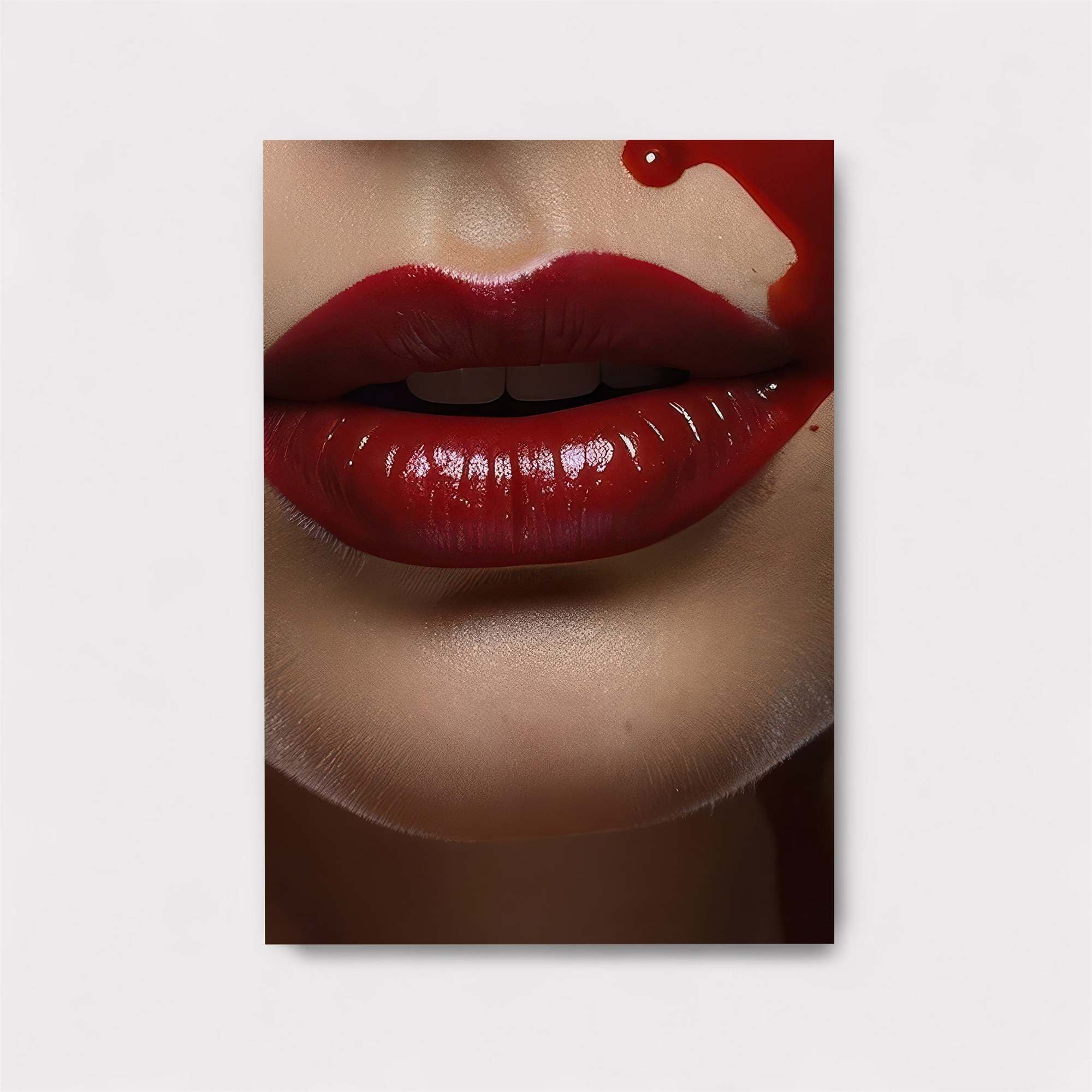 Lips Dripping Safe Wall Magnetic / M