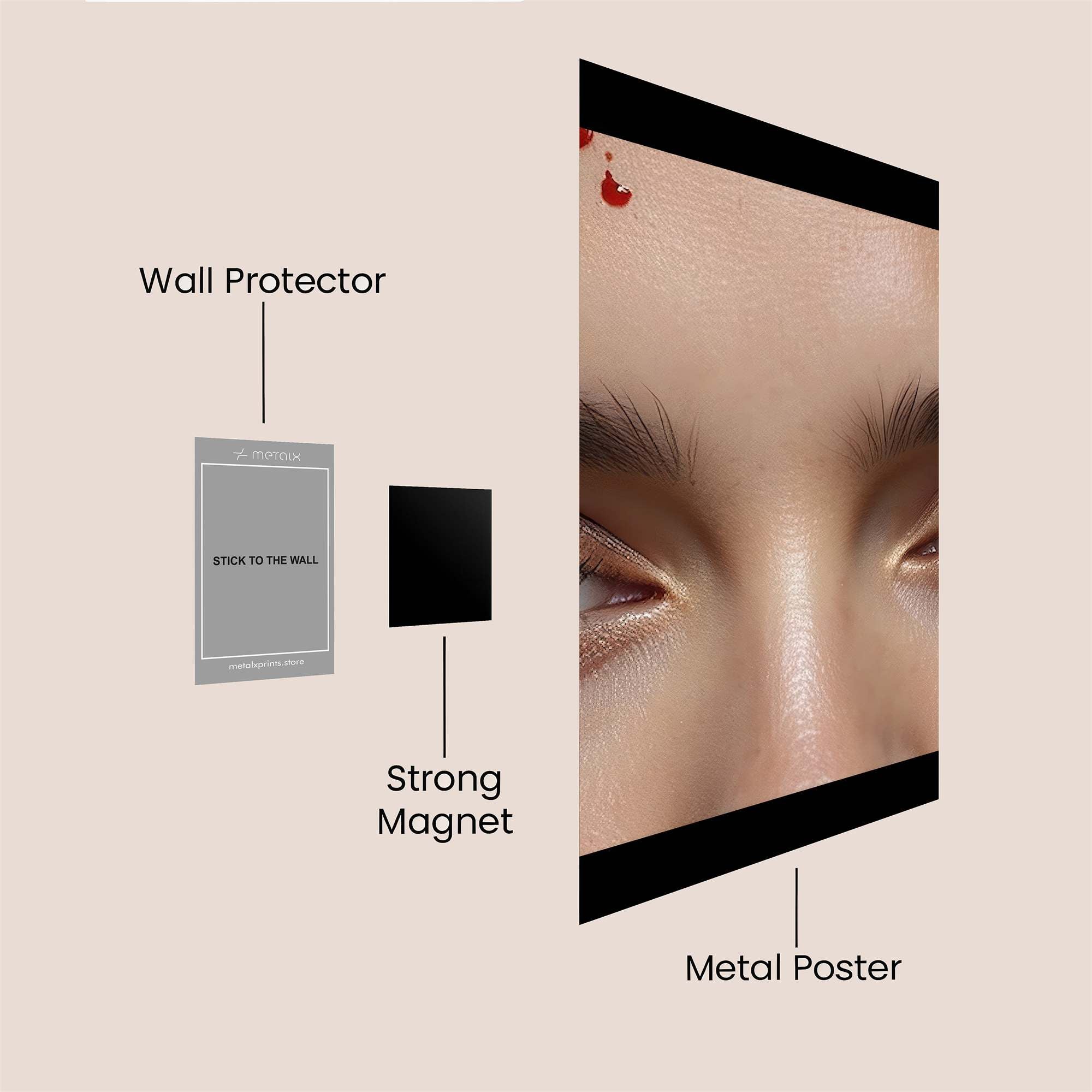 BloodGaze Safe Wall Magnetic / M