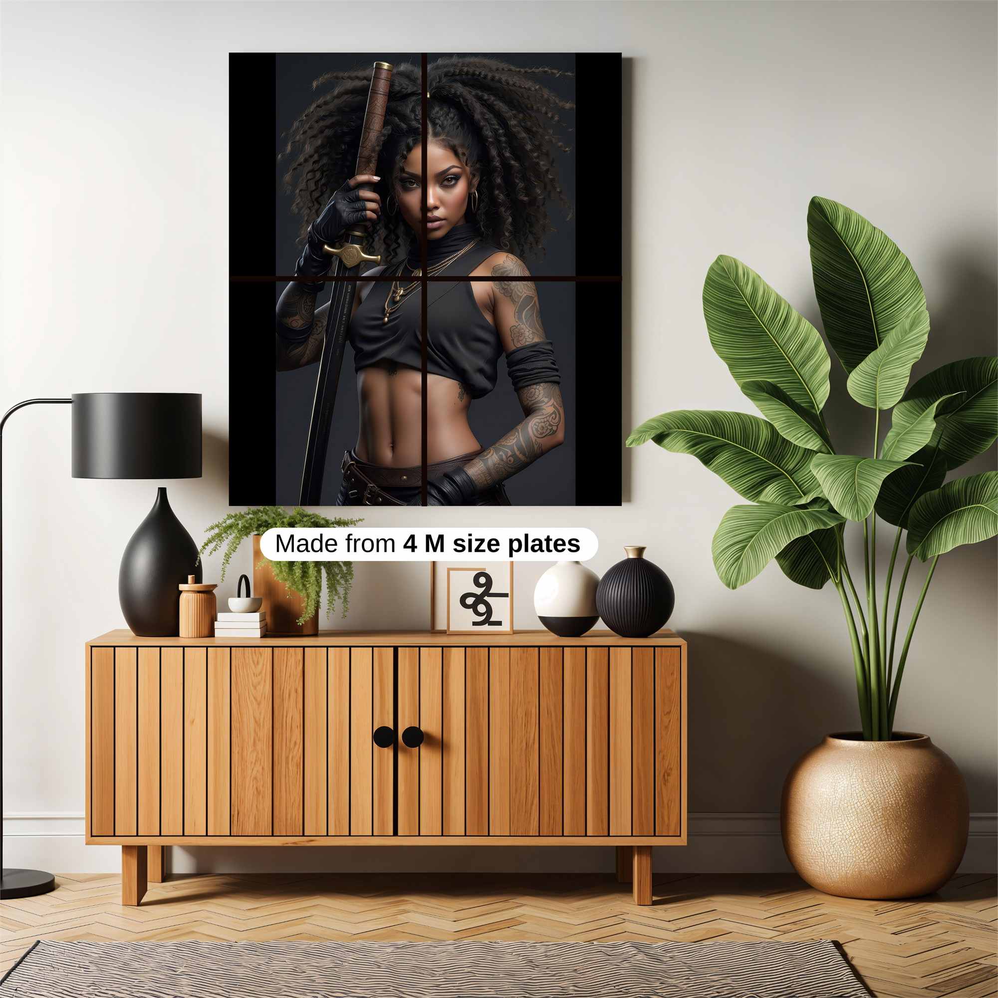 Warrior Fierce Safe Wall Magnetic / M