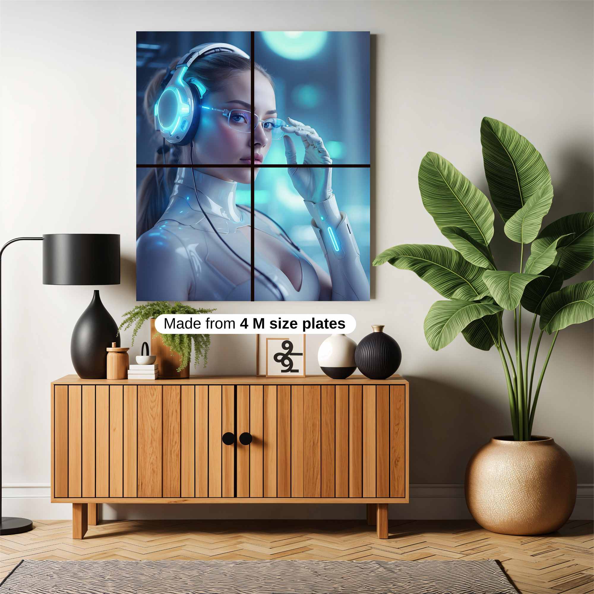 Cyber Serenity Safe Wall Magnetic / M