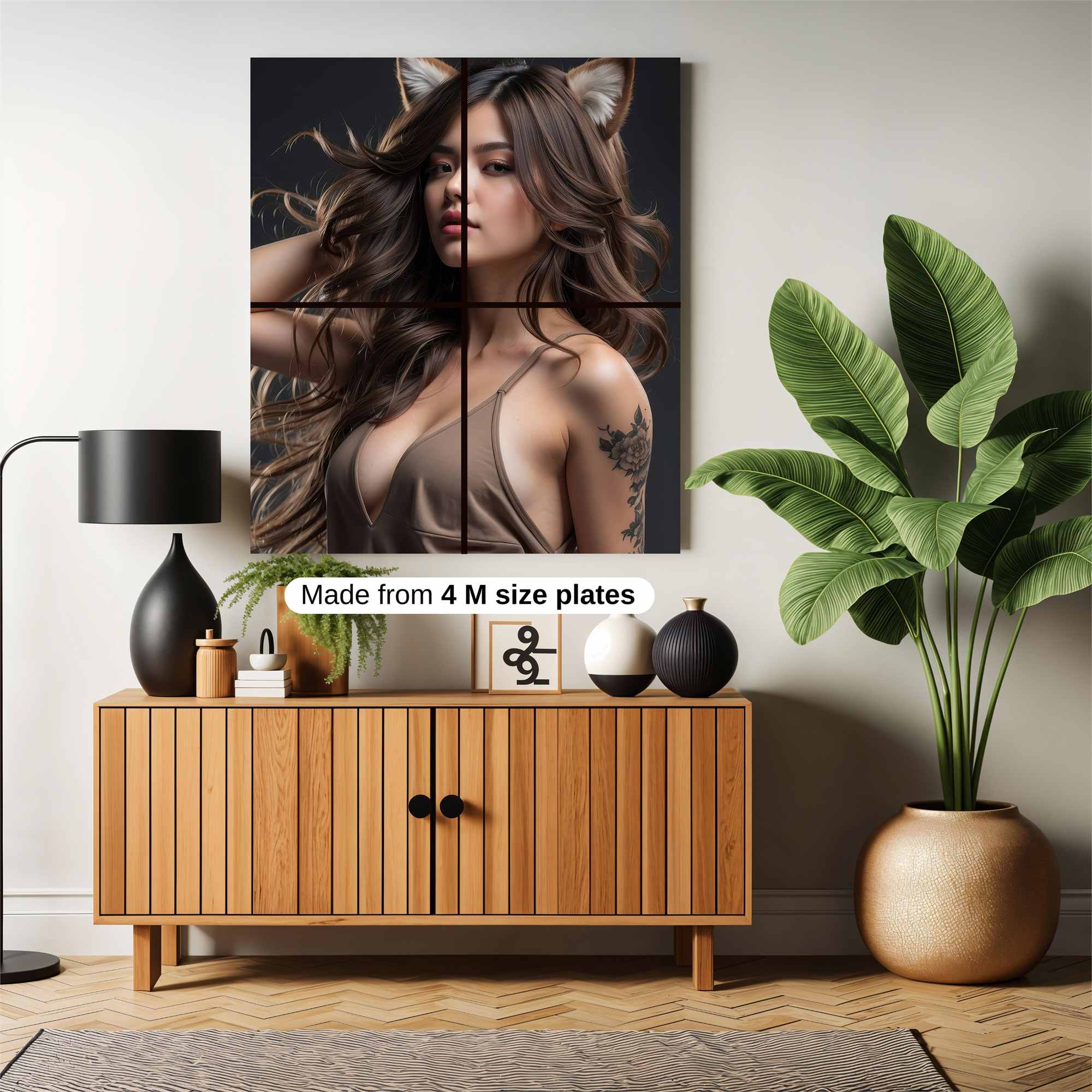 Cat Enigma Safe Wall Magnetic / M