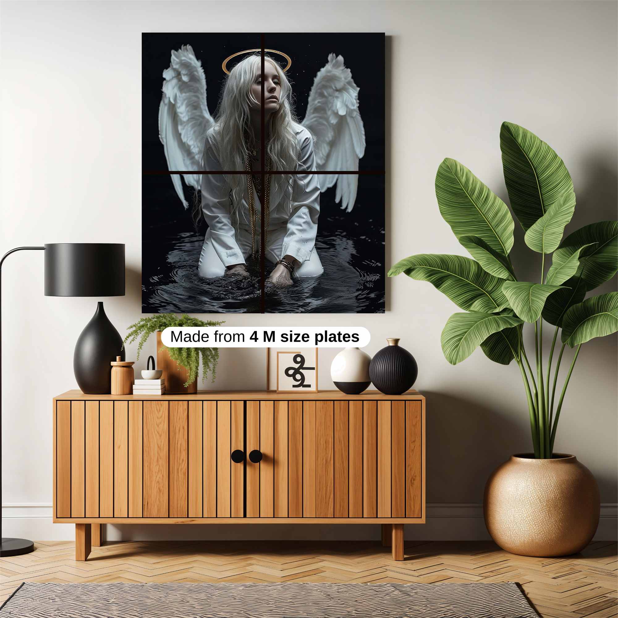 Angel Submerged Safe Wall Magnetic / M