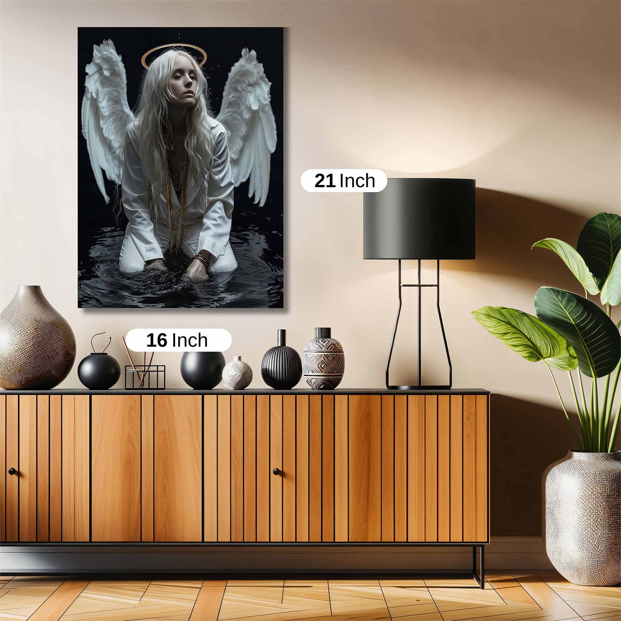 Angel Submerged Safe Wall Magnetic / M