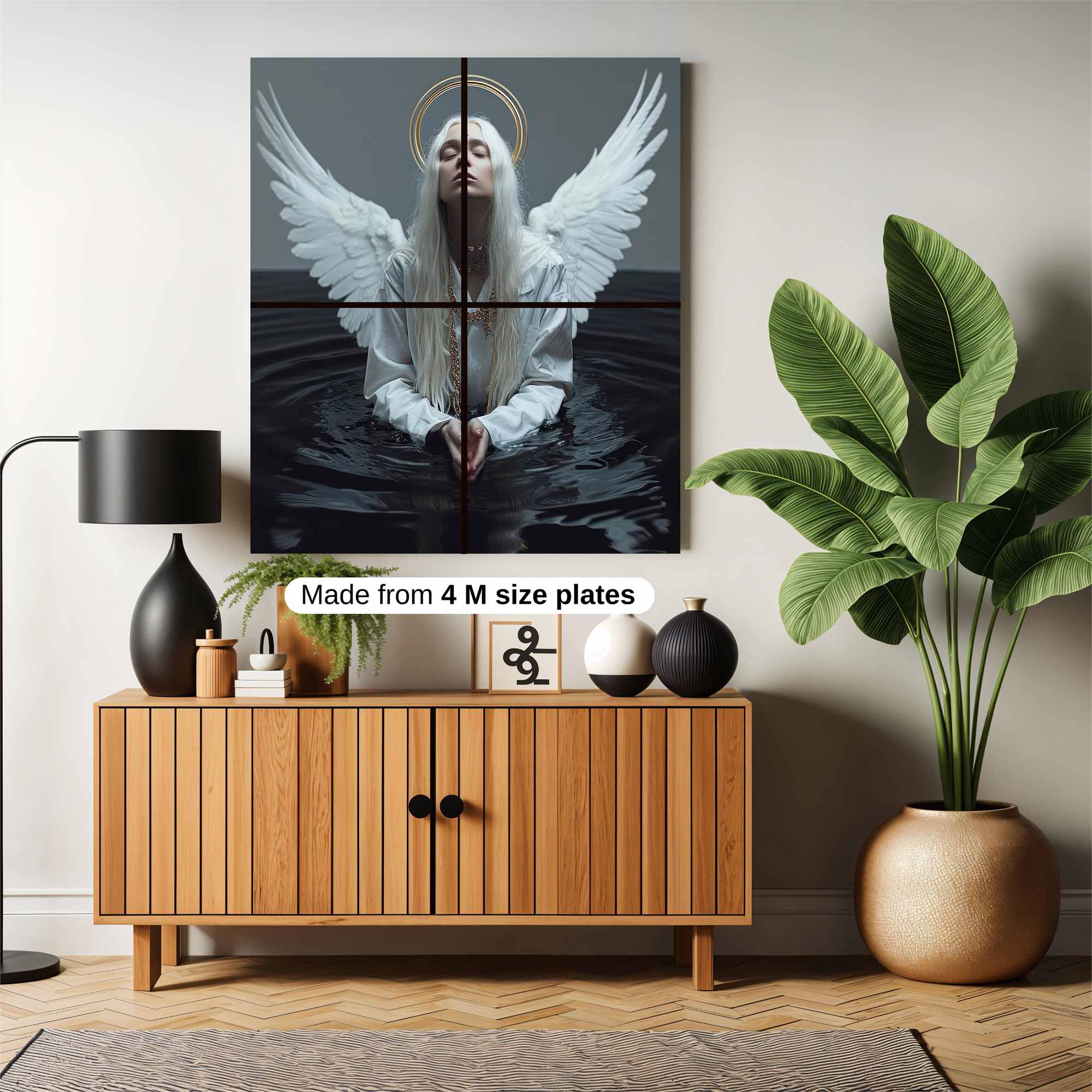 Angel Submerged Safe Wall Magnetic / M